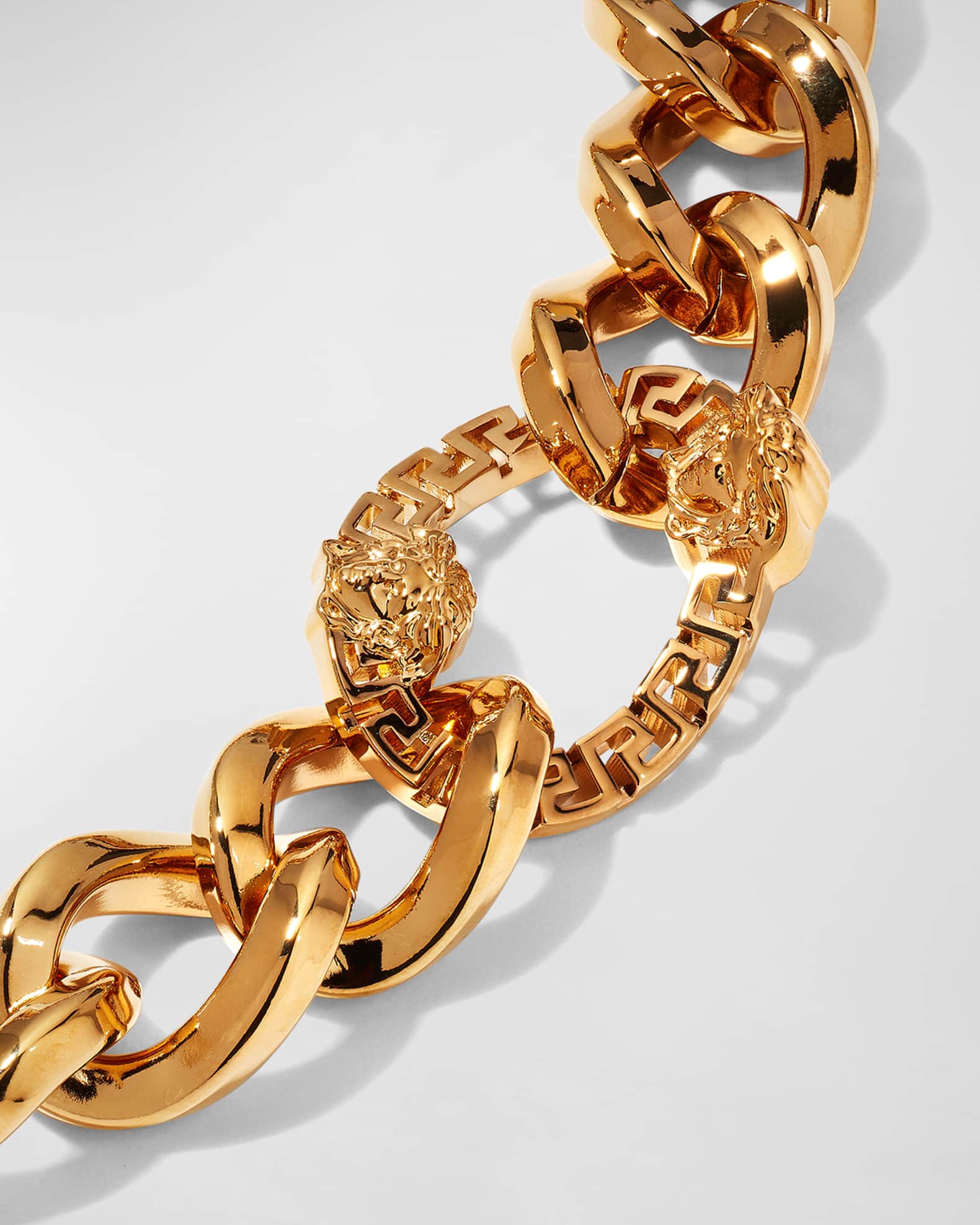 Versace mens gold chain top