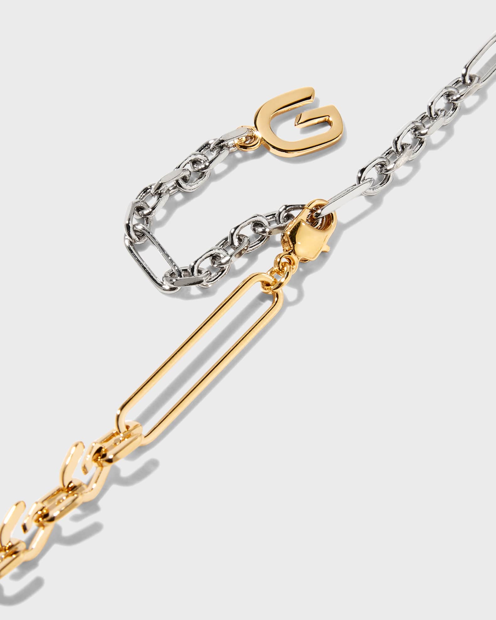 Givenchy G-Link Mixed Necklace | Neiman Marcus Givenchy G-Link Mixed Necklace | Neiman Marcus