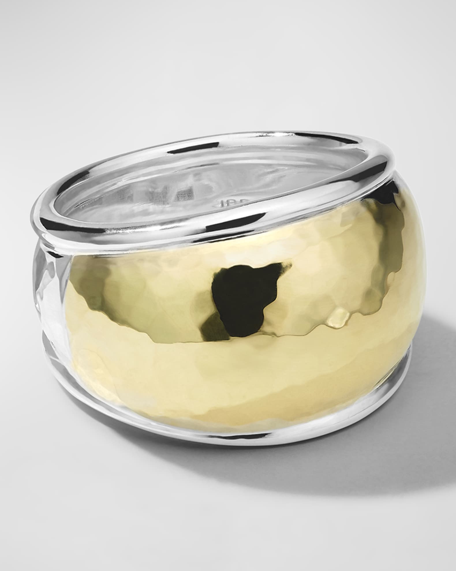 Hammered Dome Ring in Chimera  0