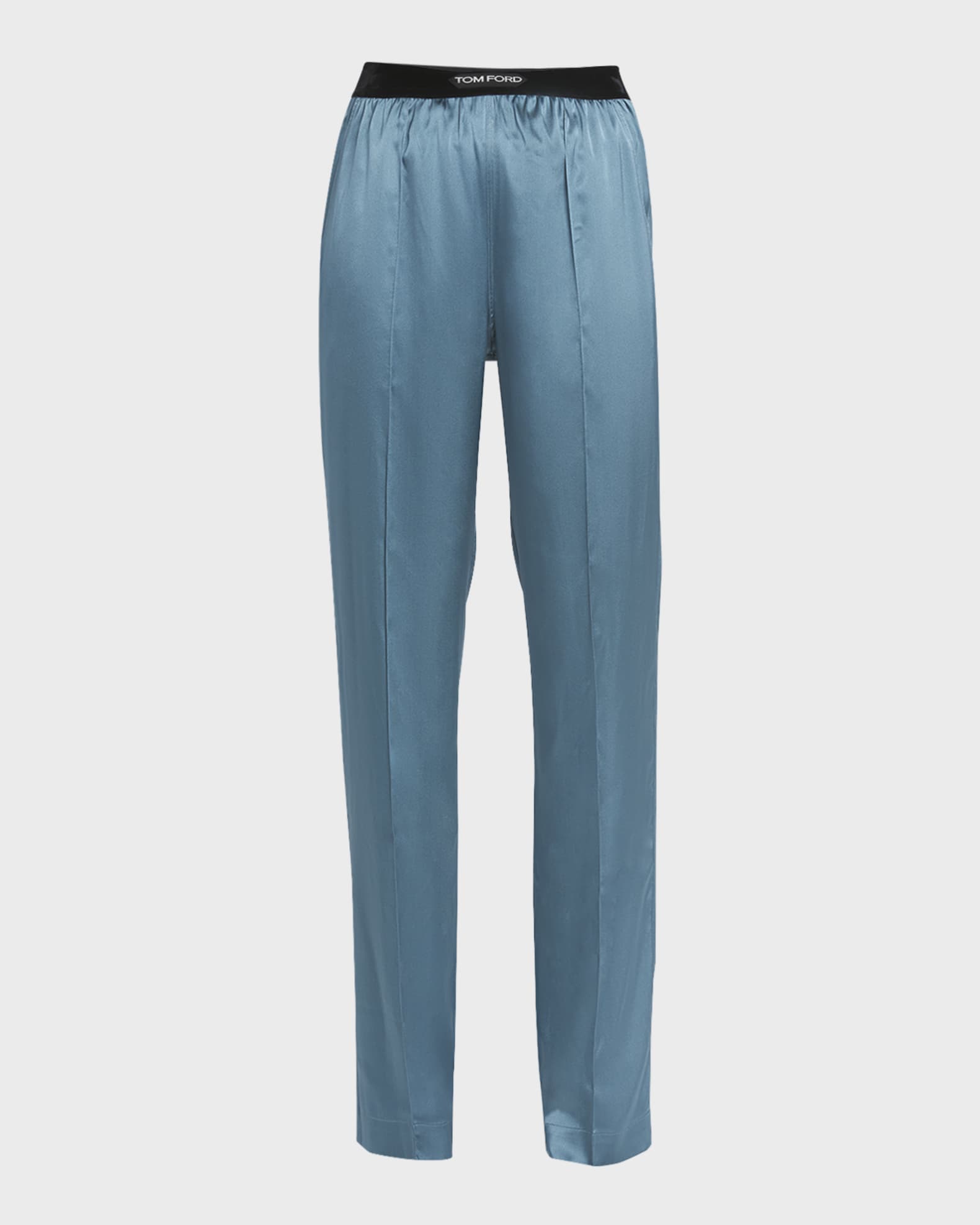 Logo-Banded Silk PJ Pants 0