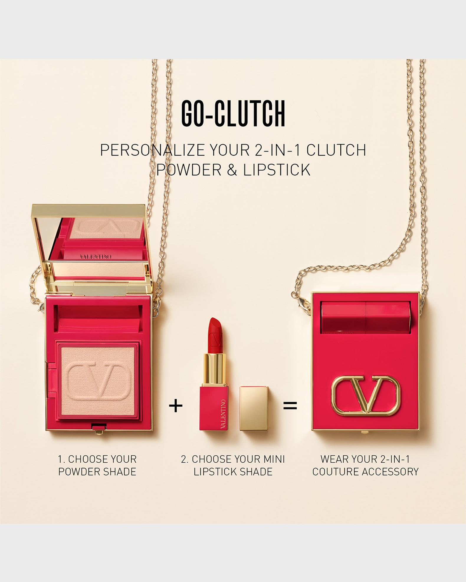 Valentino Garavani VLTN Go-Clutch Bag with Refillable Finishing