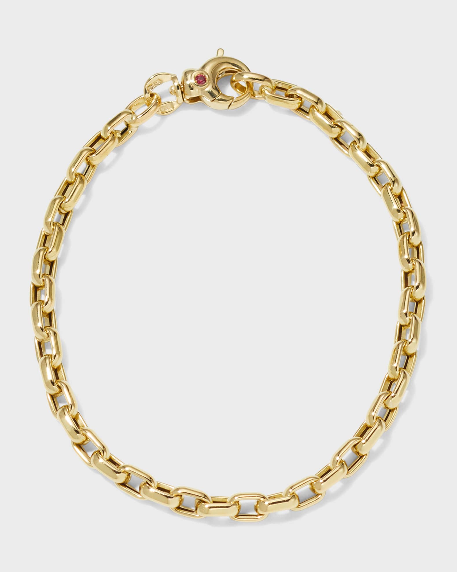 Yellow Gold Chain Bracelet 0