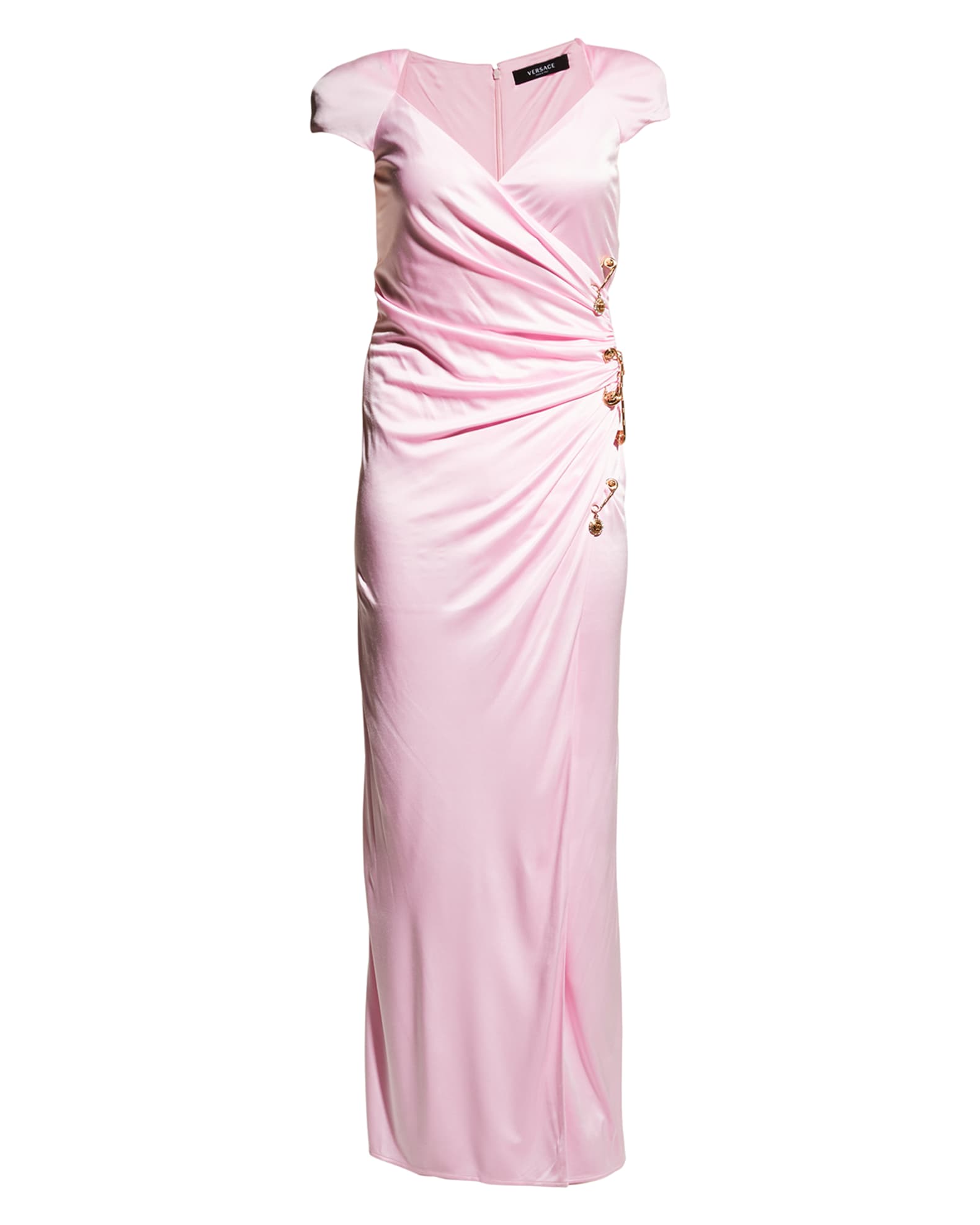 Versace Safety Pin Gown Neiman Marcus
