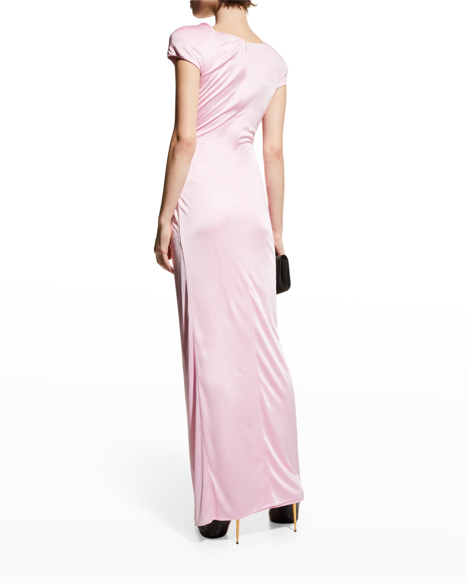 Versace Safety Pin Gown Neiman Marcus