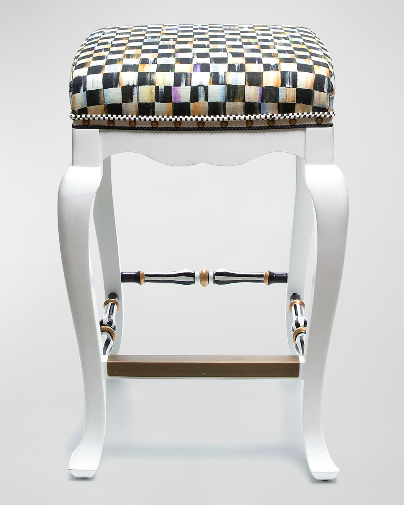Courtly Check Counter Stool, 26" 1