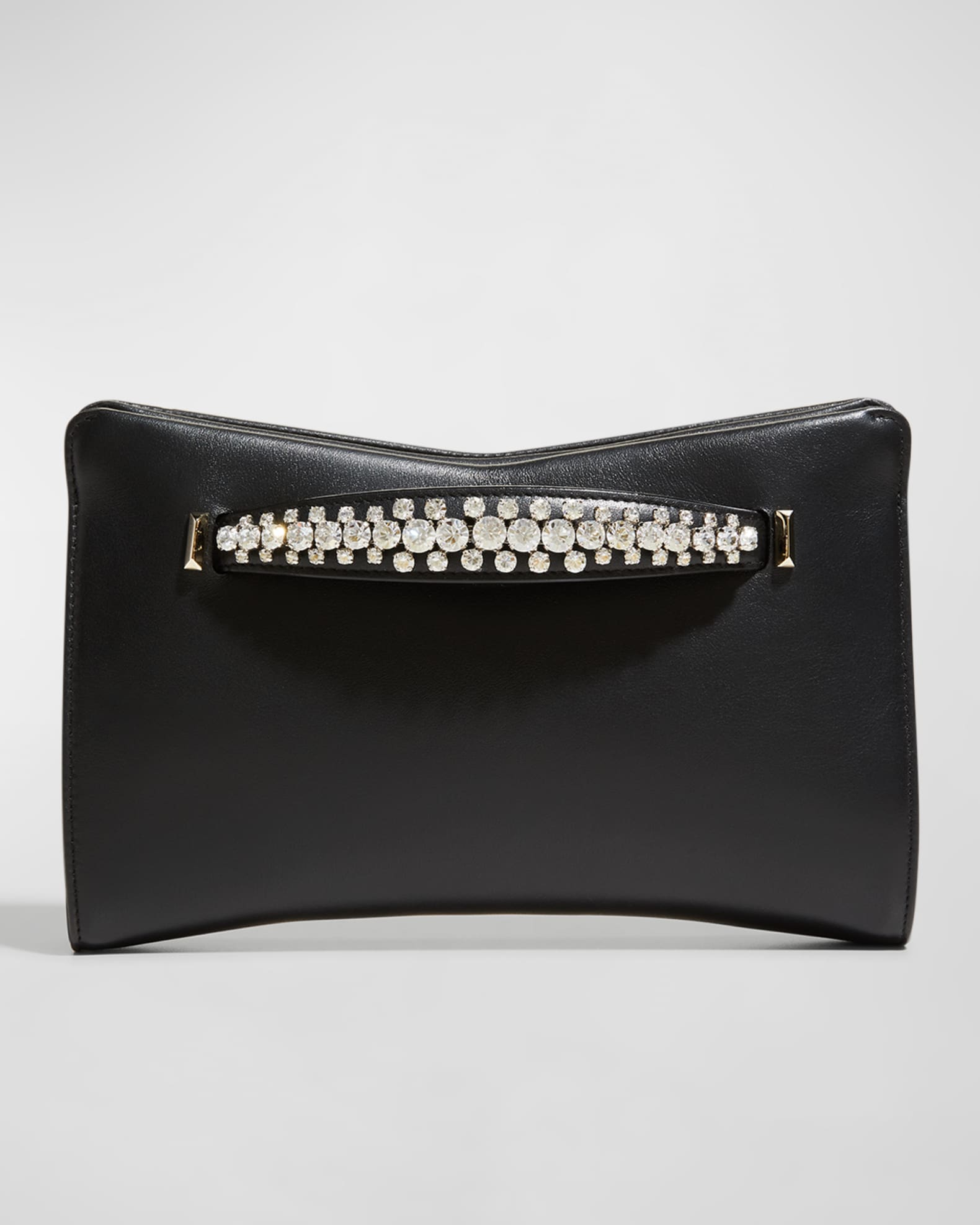 Jimmy Choo Venus Crystal Leather Clutch Bag Neiman Marcus