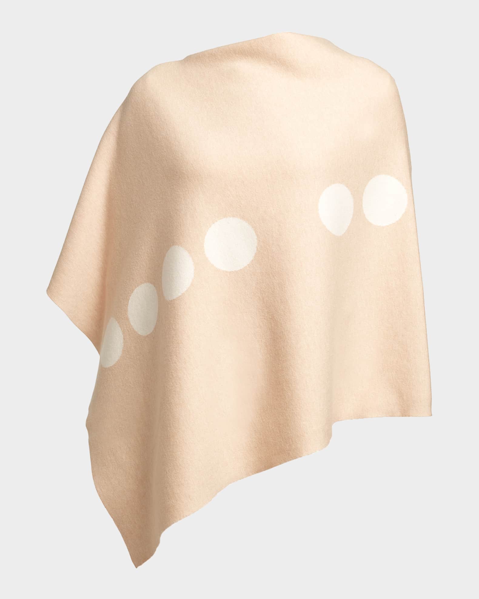 The Marconi Morse Code Hug Knit Poncho  0