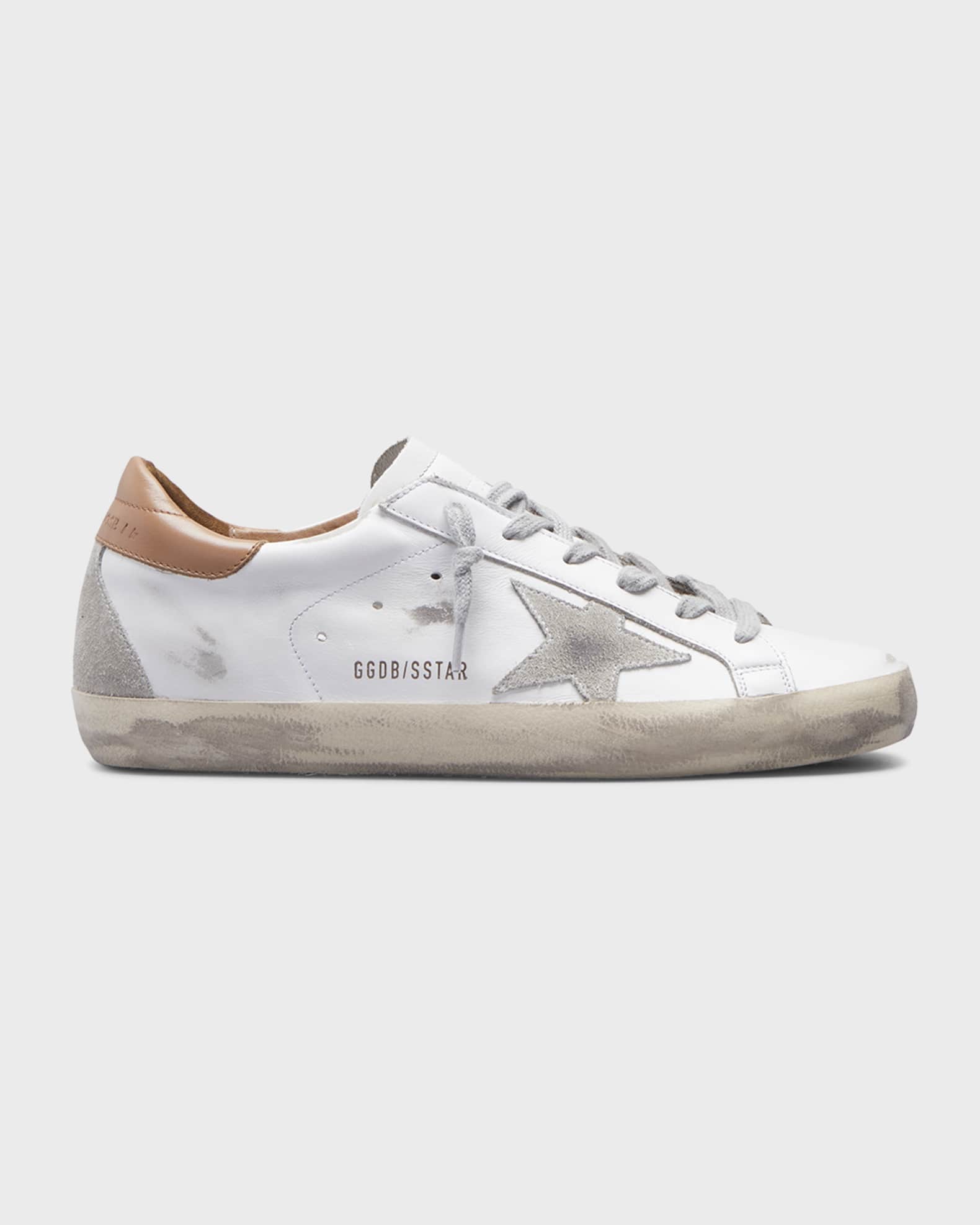 Golden Goose Superstar Bicolor Leather Low-Top Sneakers