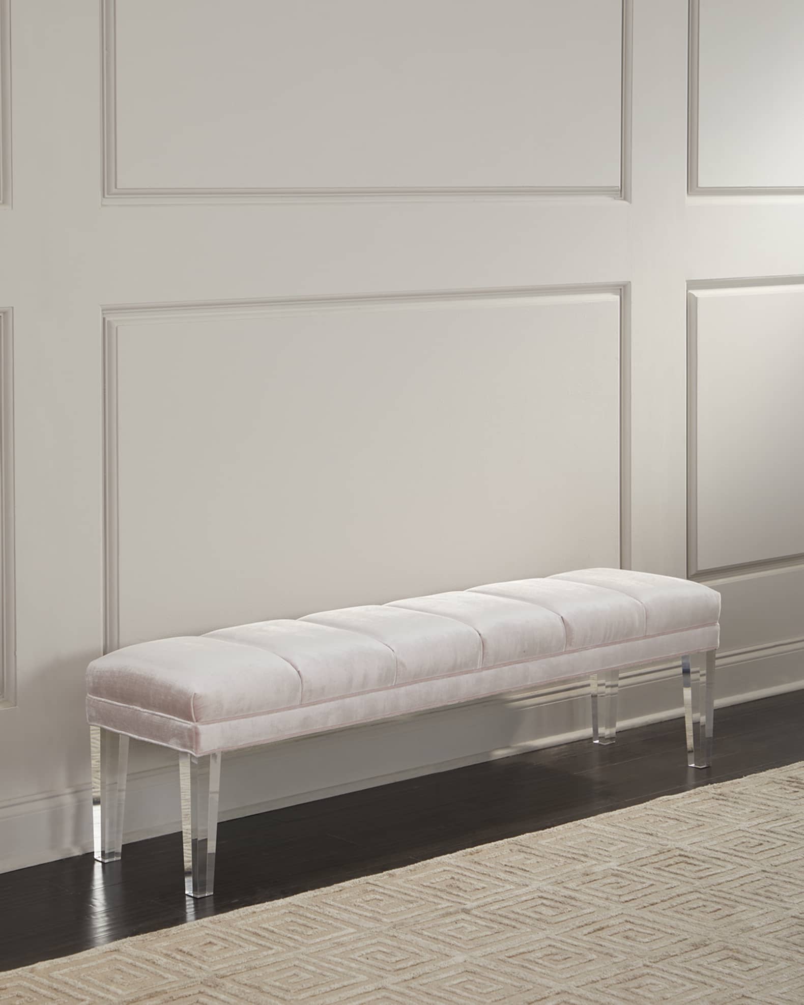 Becky Channel Tufted Bench 1