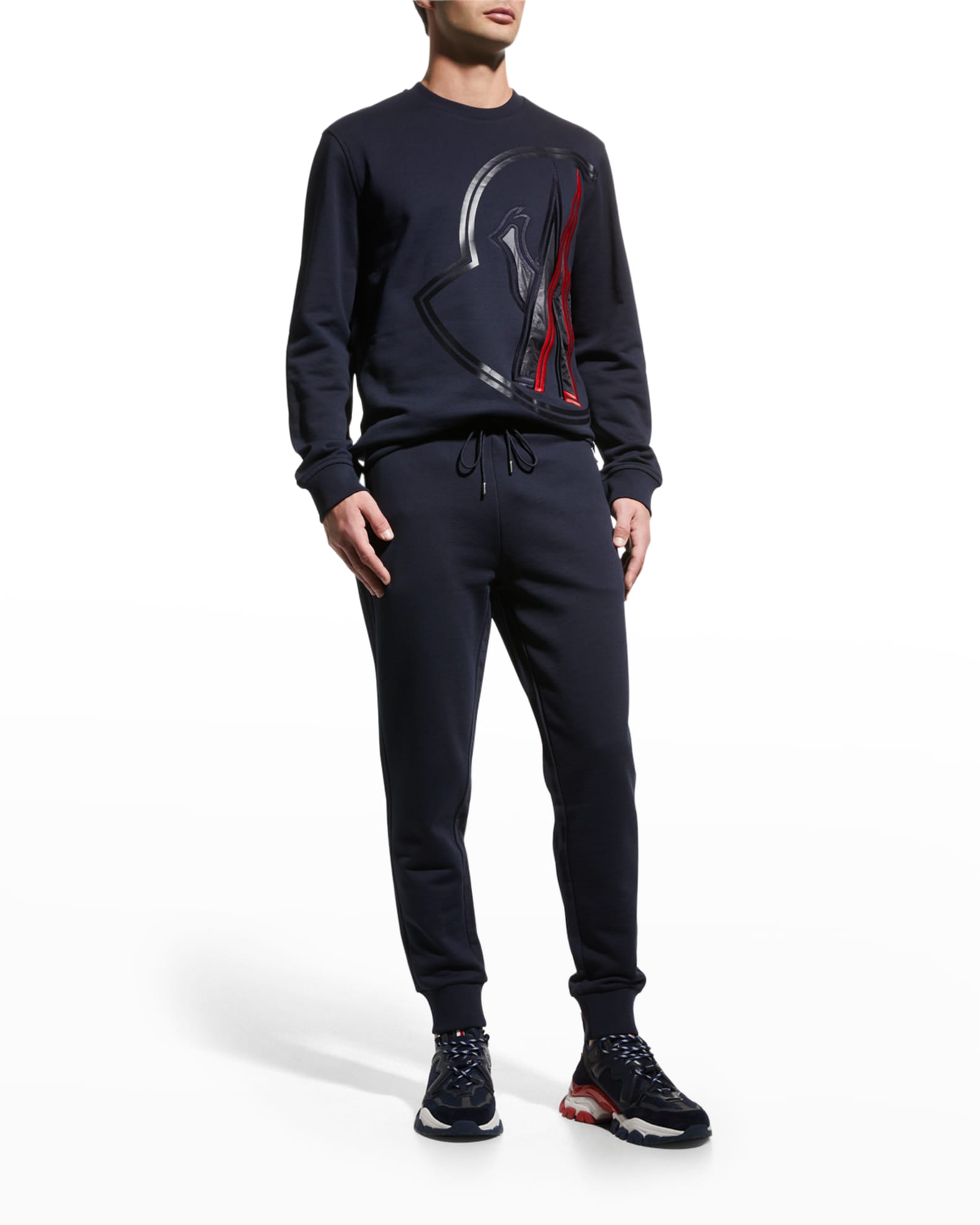 Side zip sweatpants shop