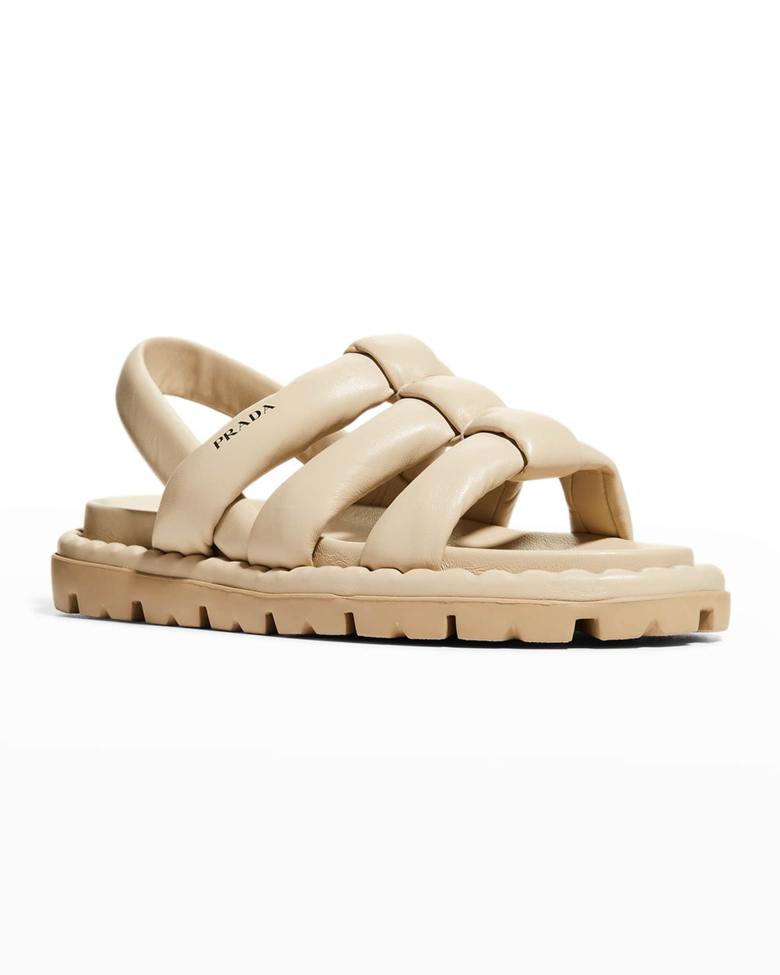 SANDALS BEIGE LAMBSKIN 01