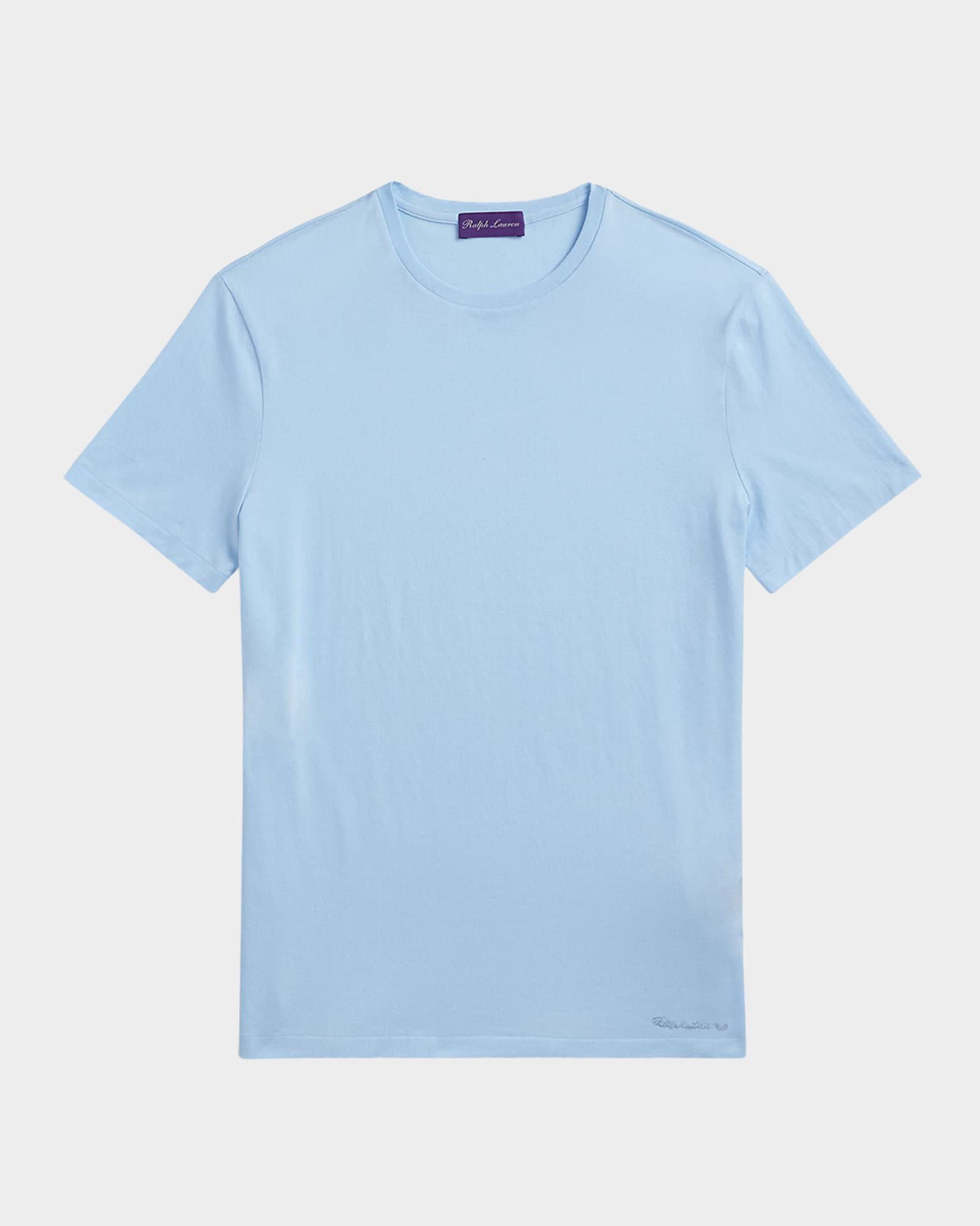 Tシャツ・カットソー RALPH LAUREN PURPLE LABEL COTTON T-SHIRT Ralph Lauren Purple Label Men's Short-Sleeve Crewneck T