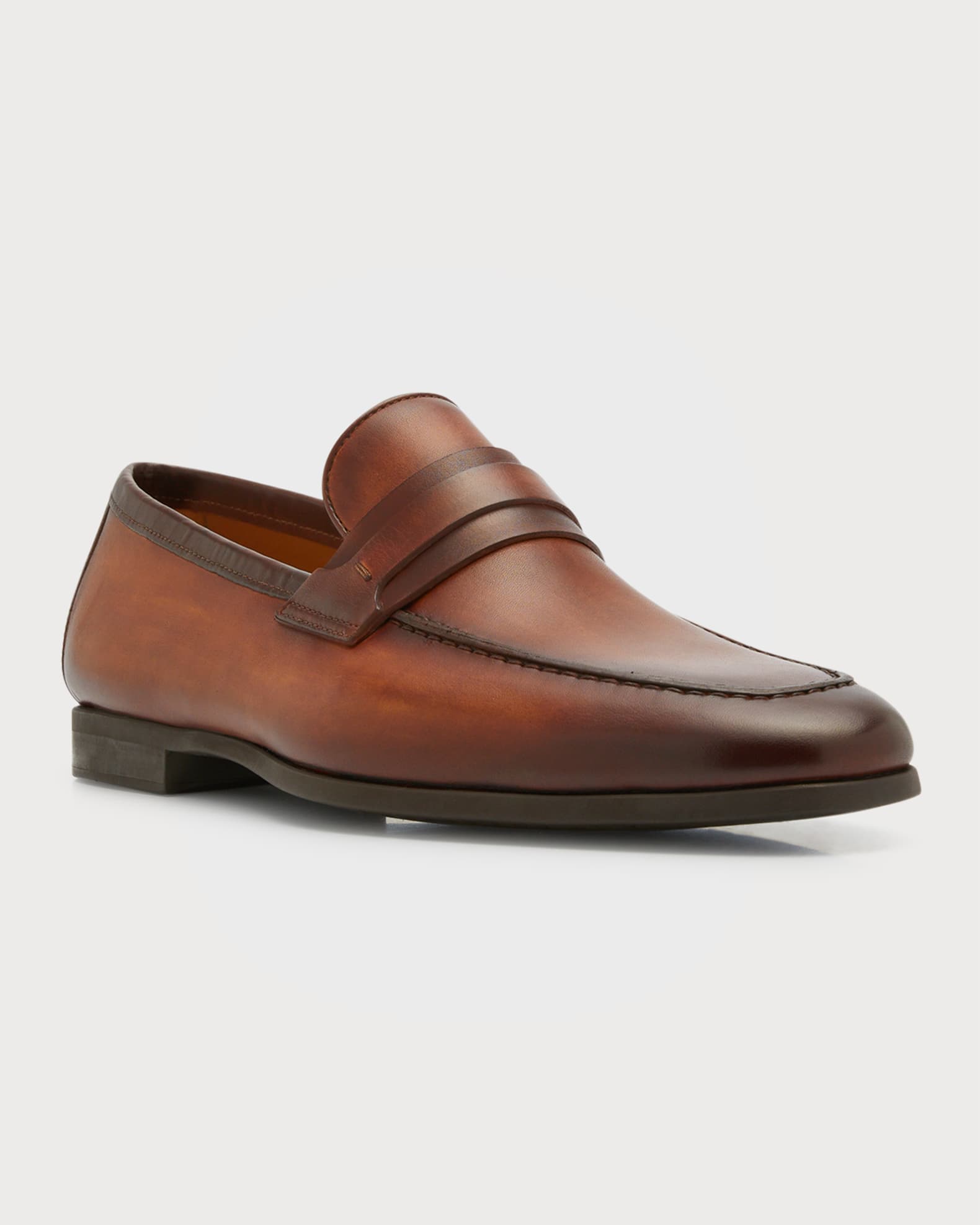 Magnanni Men s Daniel Leather Penny Loafers Neiman Marcus