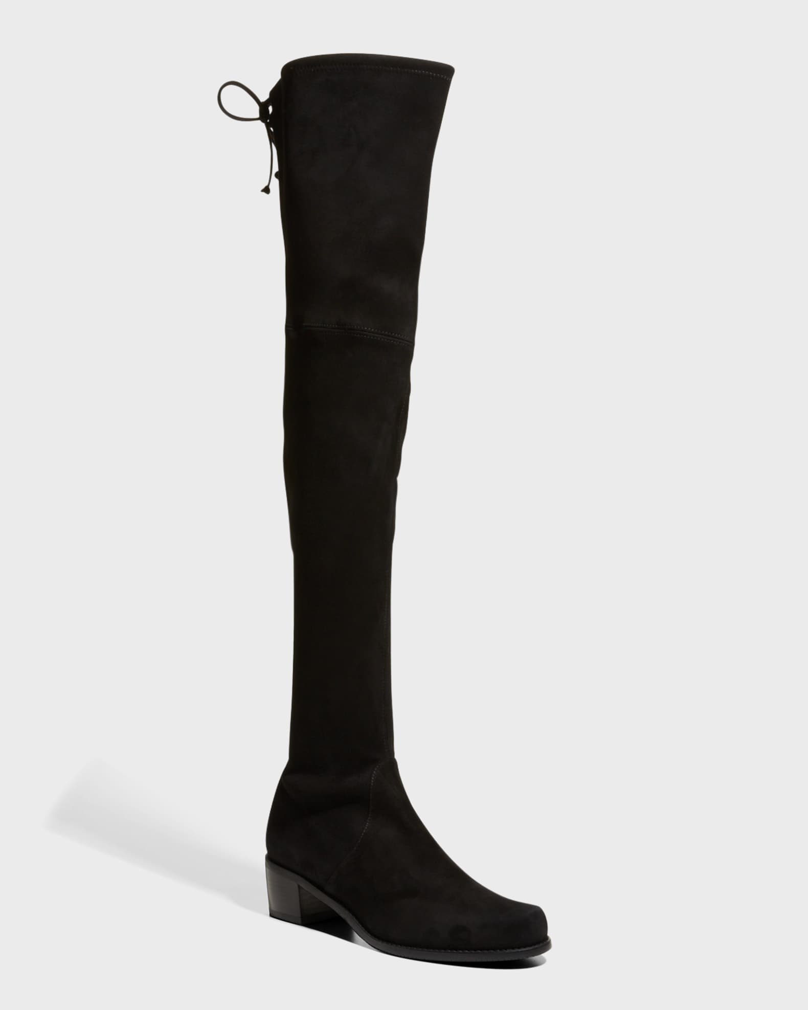 Tieland Suede Over-The-Knee Boots