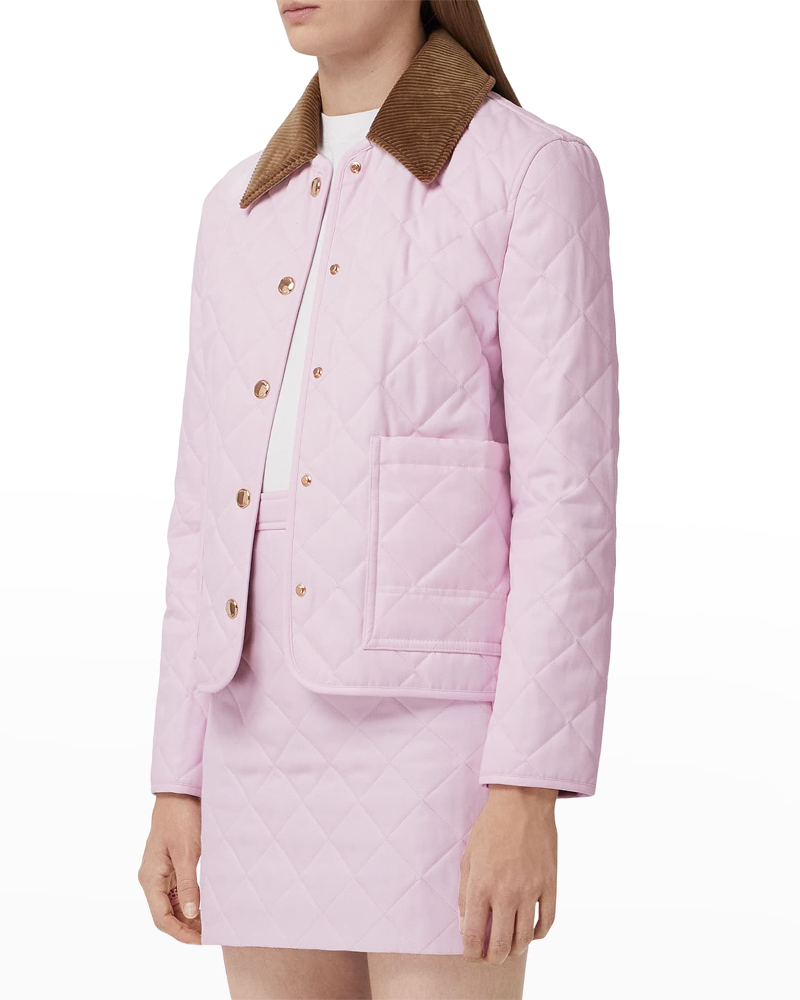 Burberry Pink Quilted Set Neiman Marcus