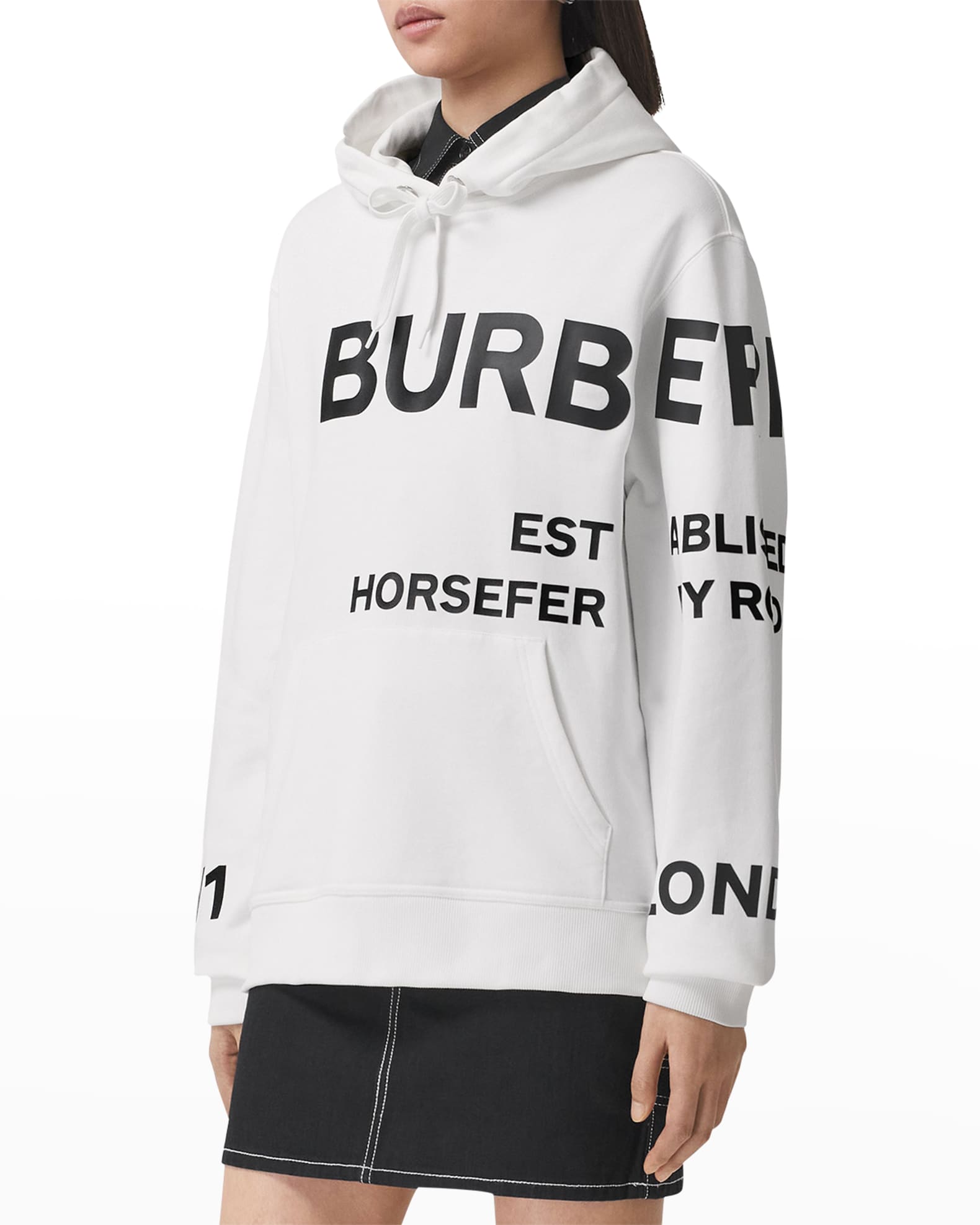 Burberry Poulter Horseferry Print Hoodie | Neiman Marcus