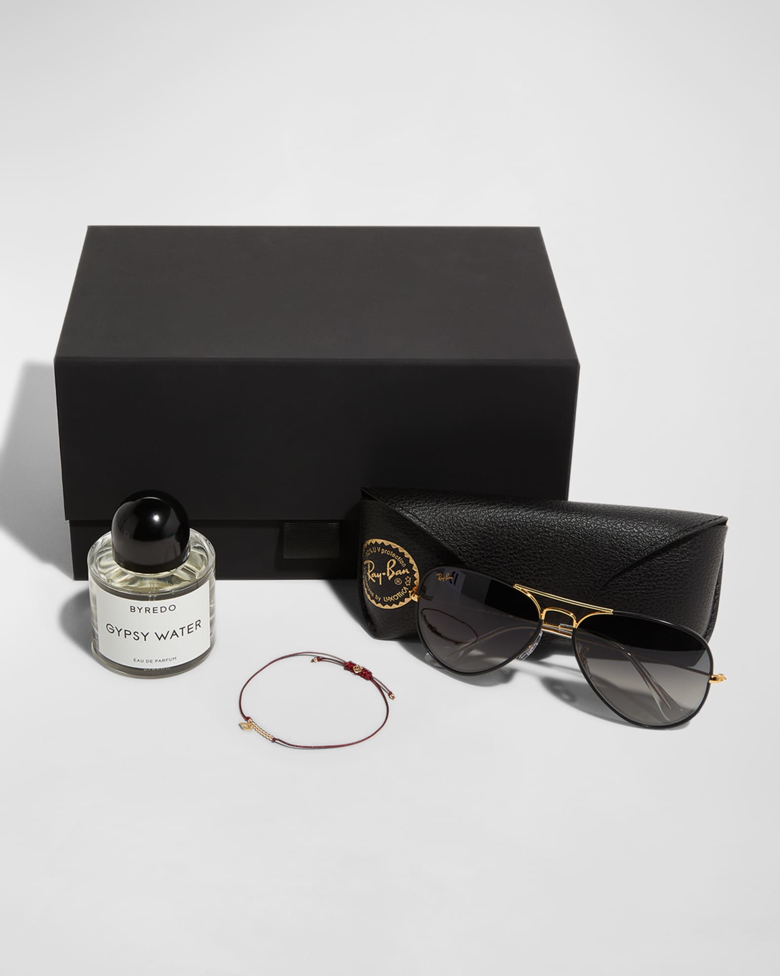 Sydney Evan Evil Eye Bracelet, Ray-Ban Sunglasses & Byredo Eau De Parfum Gift Box Set 1