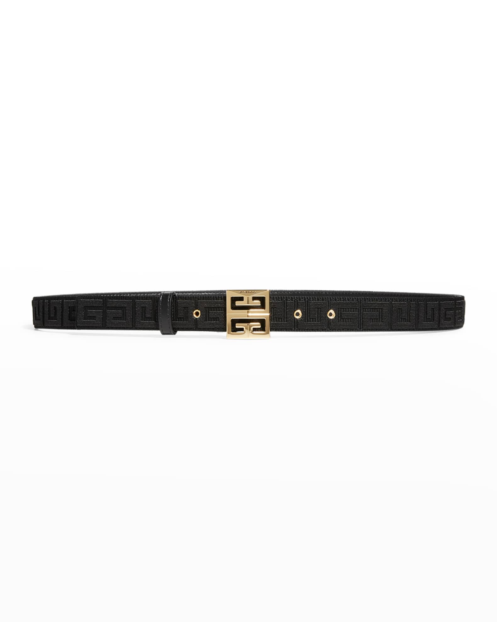 Givenchy 4G Monogram Buckle Belt | Neiman Marcus