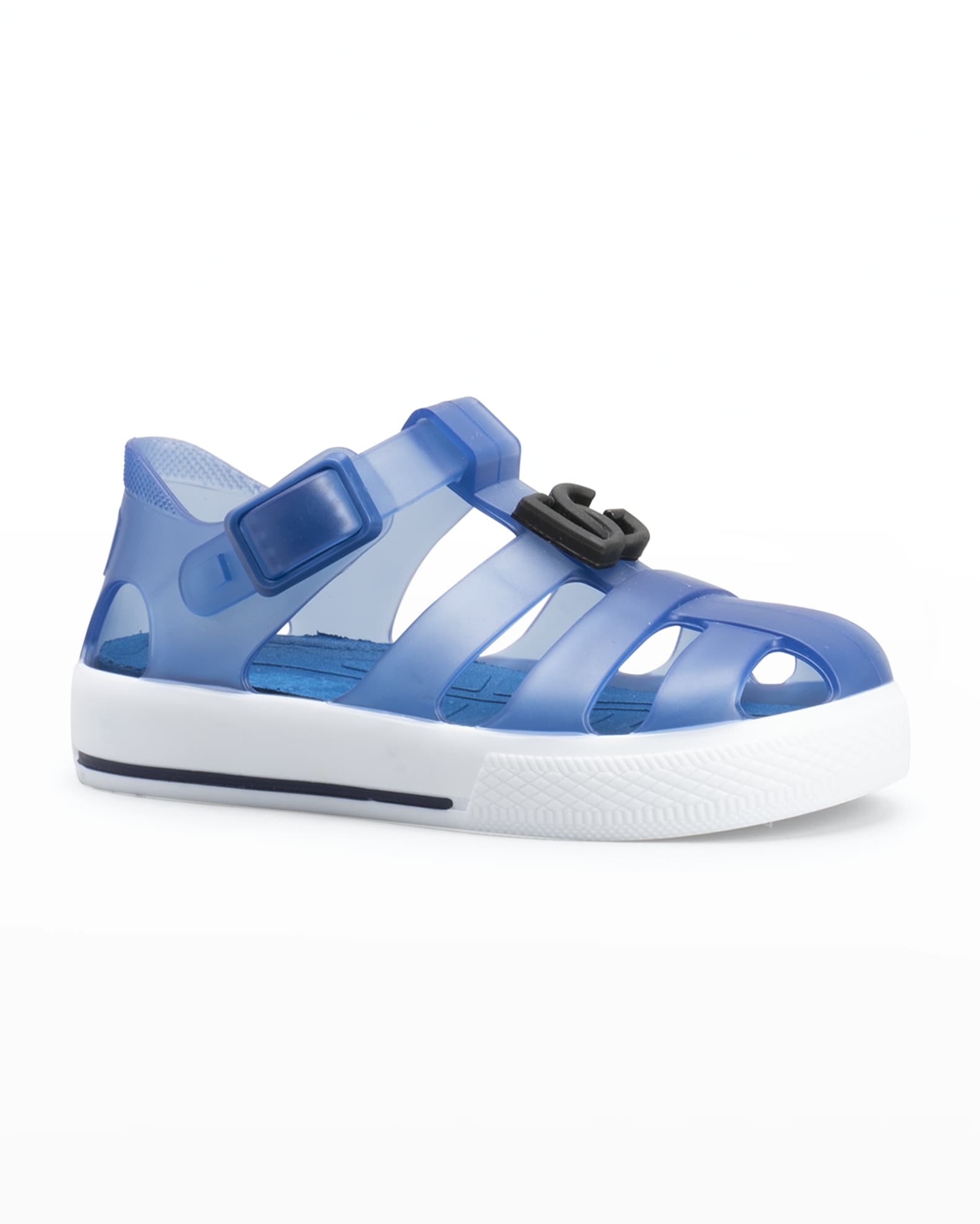 Dolce&Gabbana Boy's Logo Caged Jelly Sandals, Baby/Toddler/Kids ...