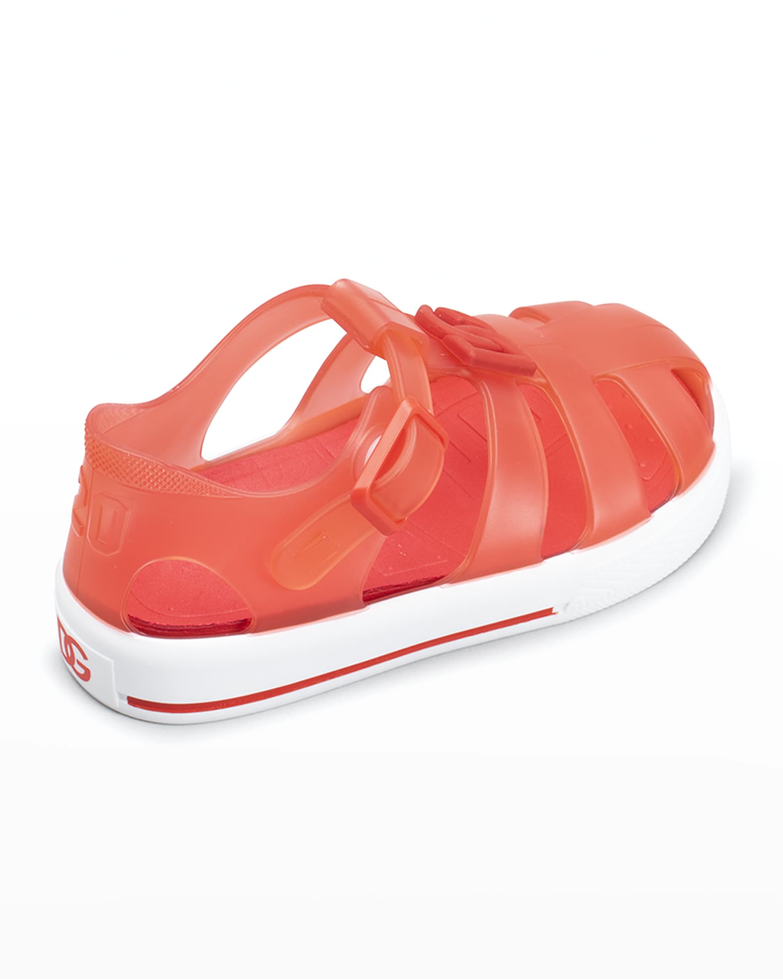Caged jelly sandals womens top