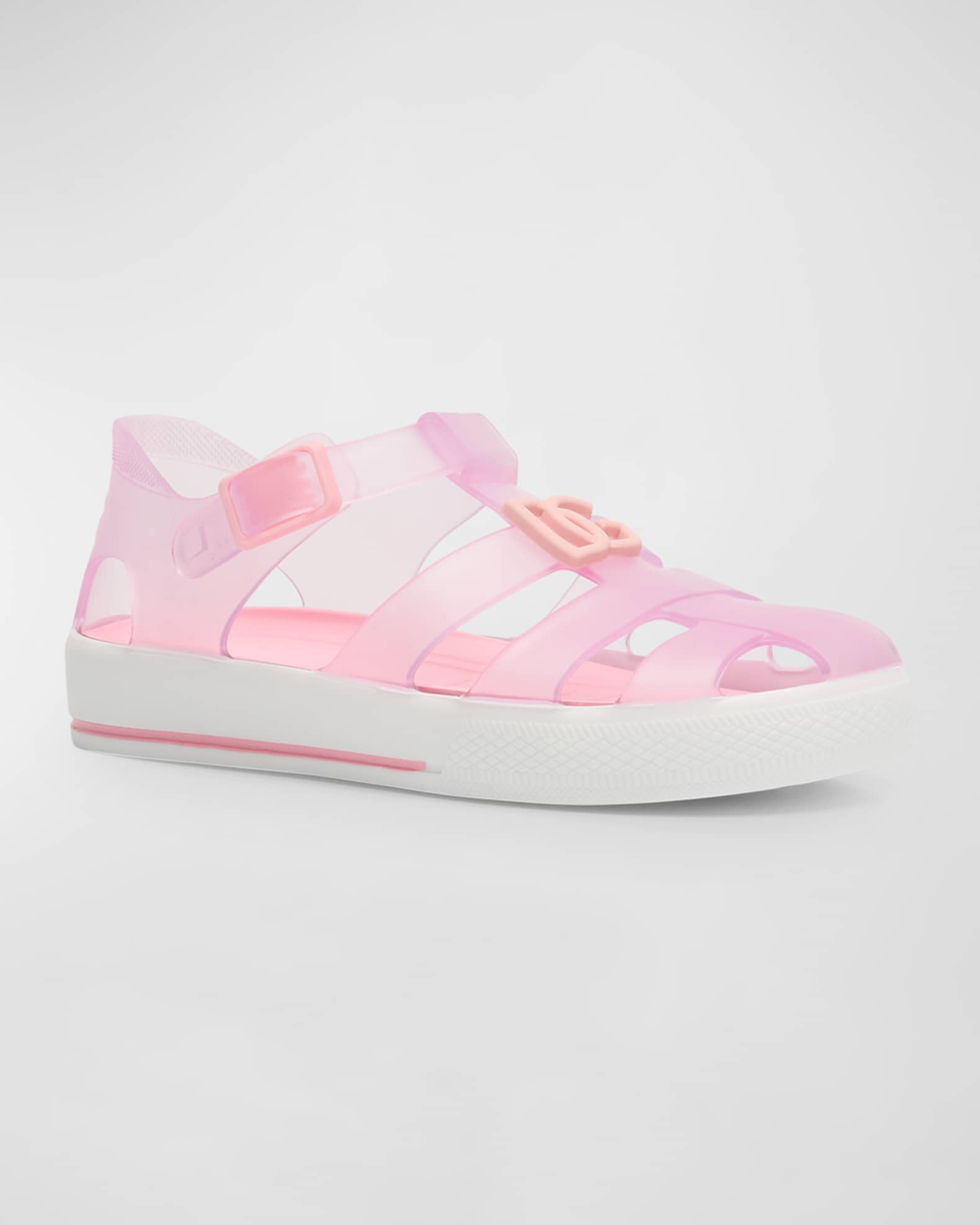 Kid's Logo Caged Jelly Sandals, Baby/Toddler/Kids 1