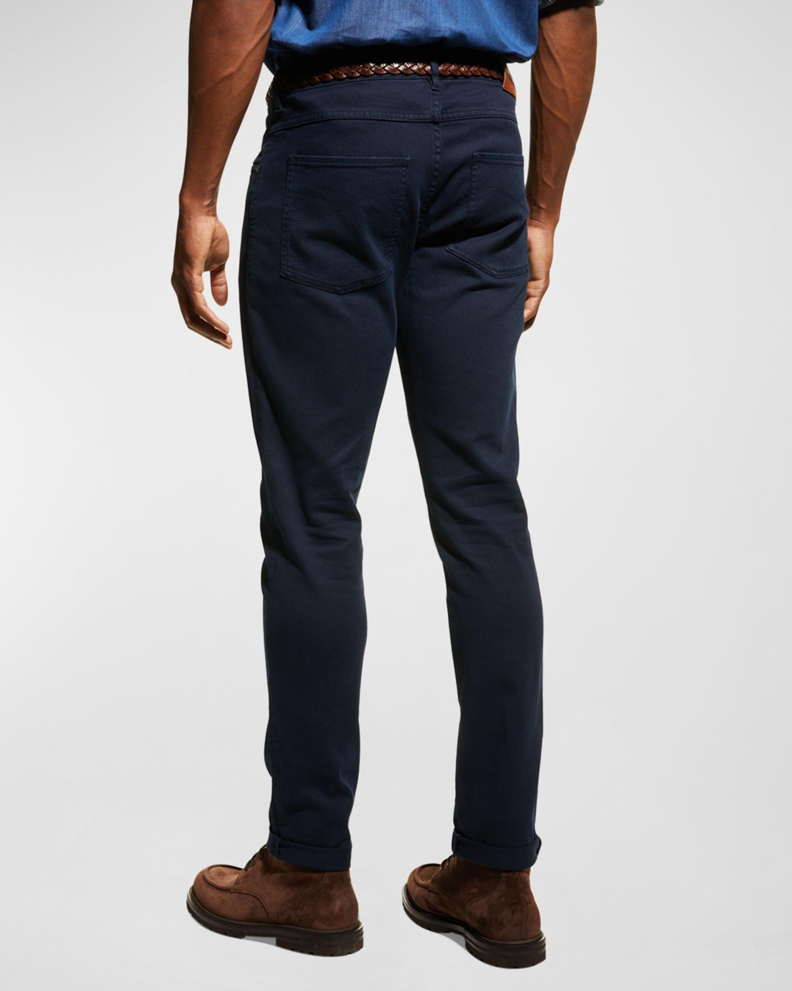 Brunello Cucinelli Men's Bull Denim Skinny-Fit Pants | Neiman Marcus