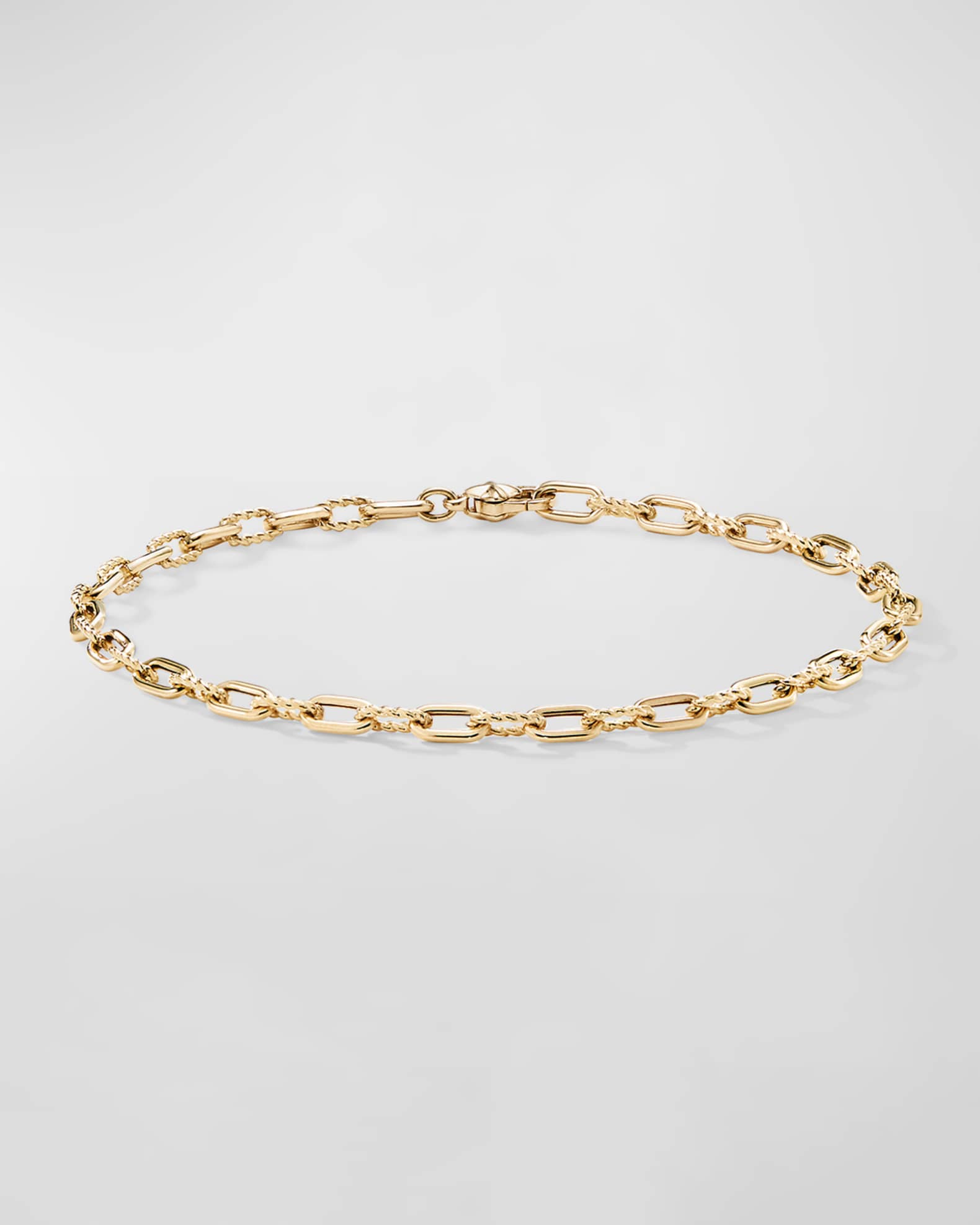 David Yurman DY Madison Bracelet in 18K Gold, 3mm | Neiman Marcus