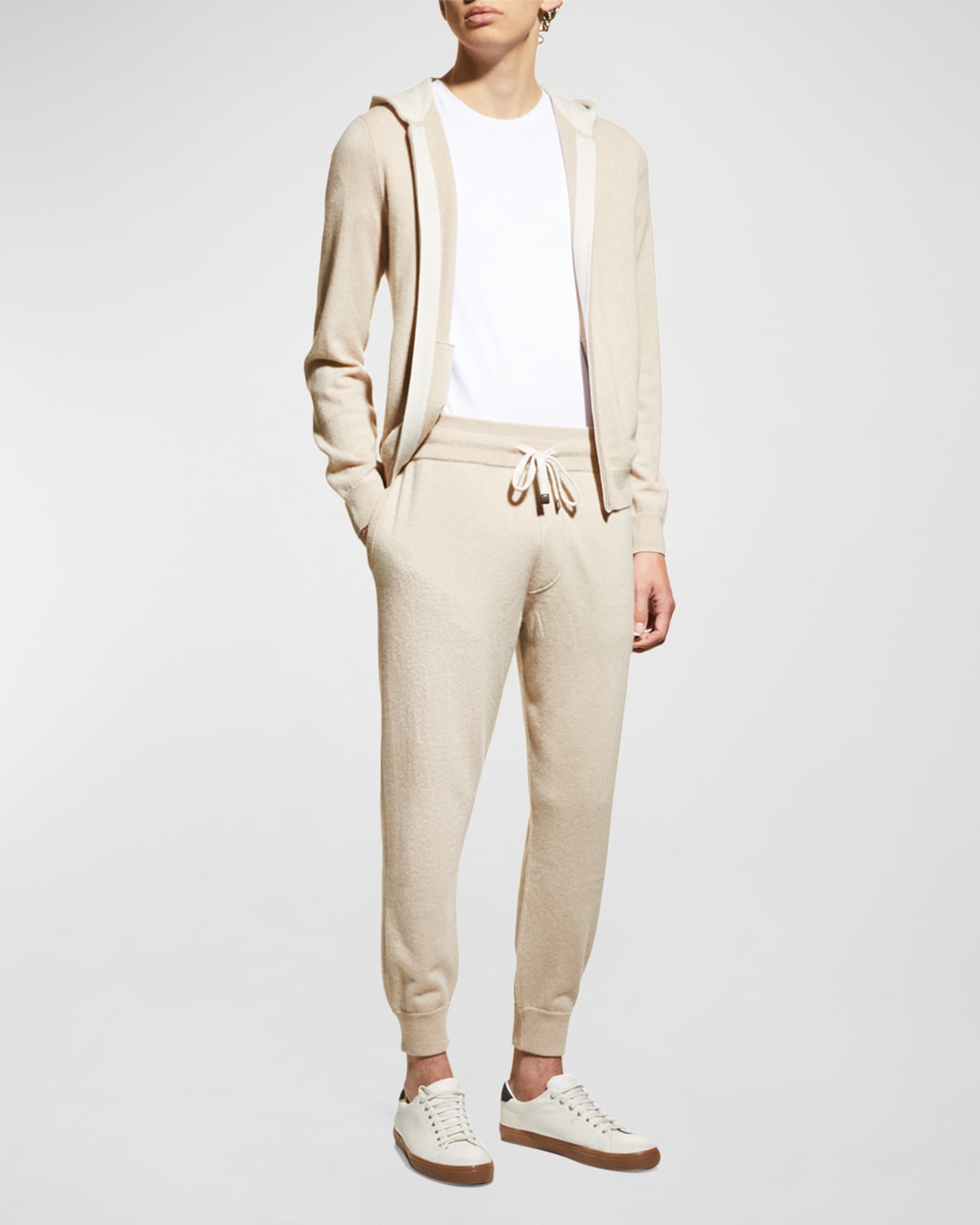 Nomad 1942 Men's Stuyvesant Full-Zip Cashmere Hoodie | Neiman Marcus