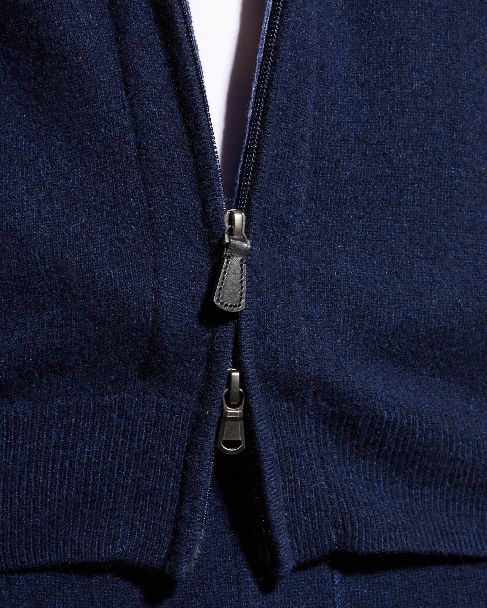Nomad 1942 Men's Stuyvesant Full-Zip Cashmere Hoodie | Neiman Marcus