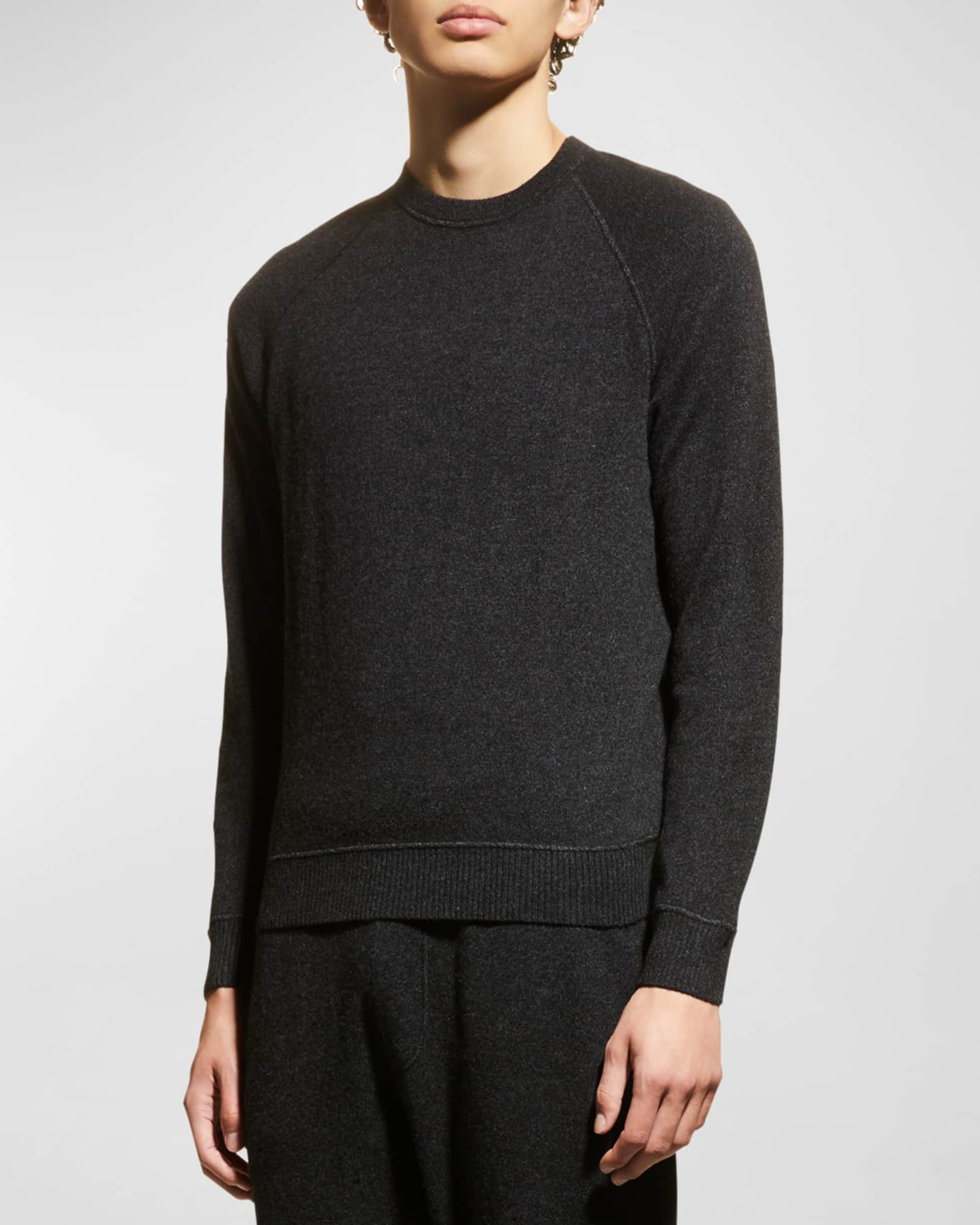 Nomad 1942 Men's Bleecker Cashmere Crewneck Sweater | Neiman Marcus