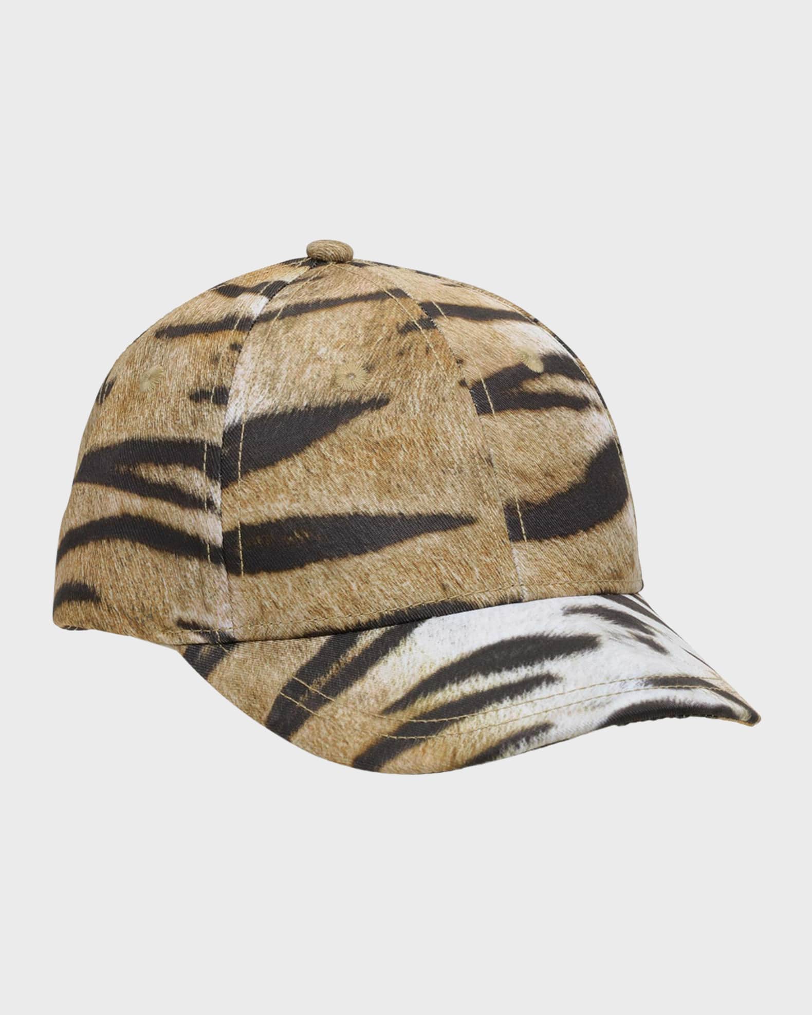Molo Boy's Sebastian Baseball Cap in Tiger Stripe