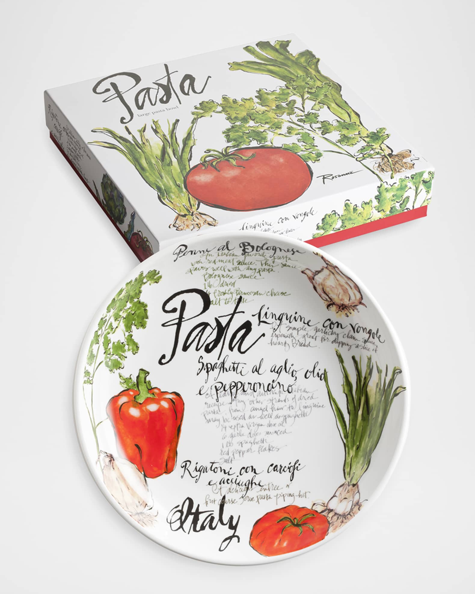 Rosanna Pasta Italiana Serving Bowl Neiman Marcus