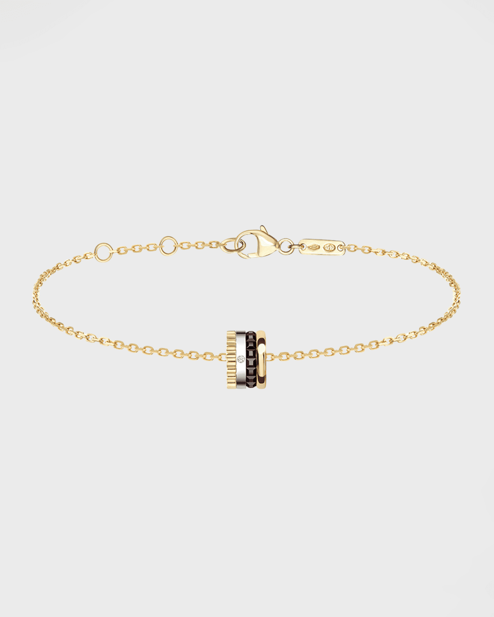 Quatre 18K Gold 1-Diamond Chain Bracelet 0