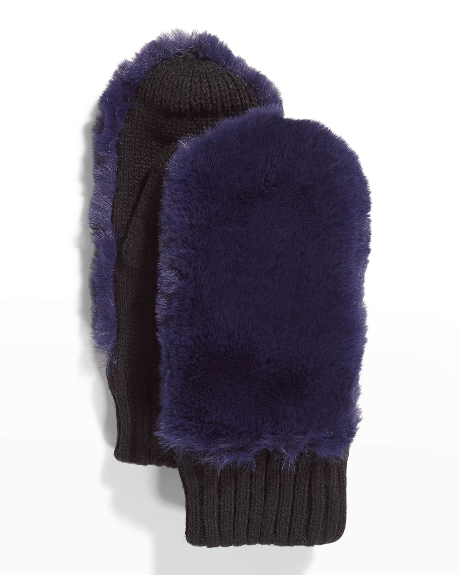 Surell fur gloves deals