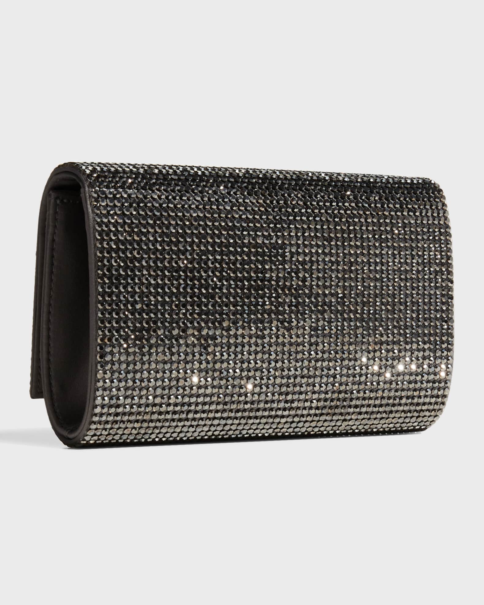 Judith Leiber American Beauty Crystal-embellished Clutch