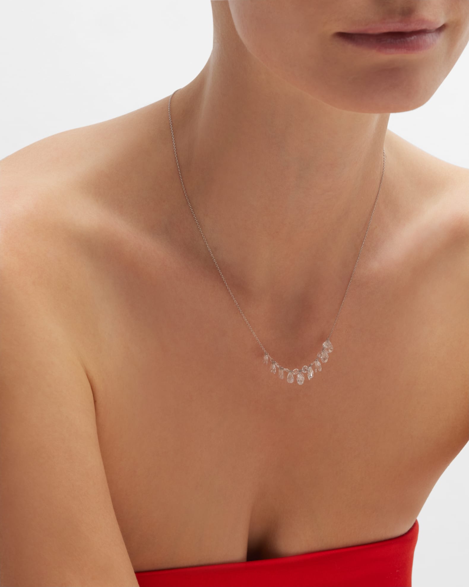 18K Gold Cluster Diamond Pendant Necklace, 18"L, 2.63tcw 1