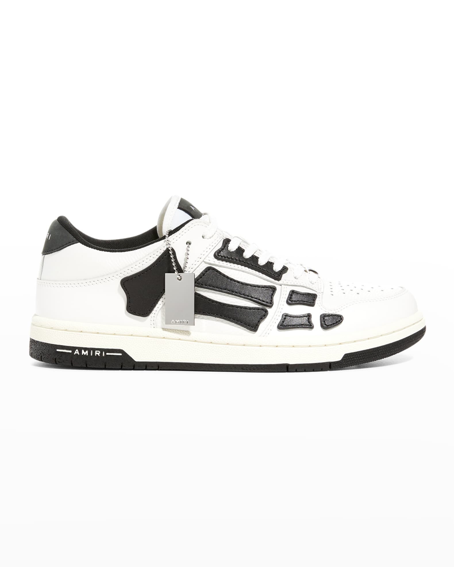 Amiri Skel Bicolor Leather Low-Top Sneakers | Neiman Marcus