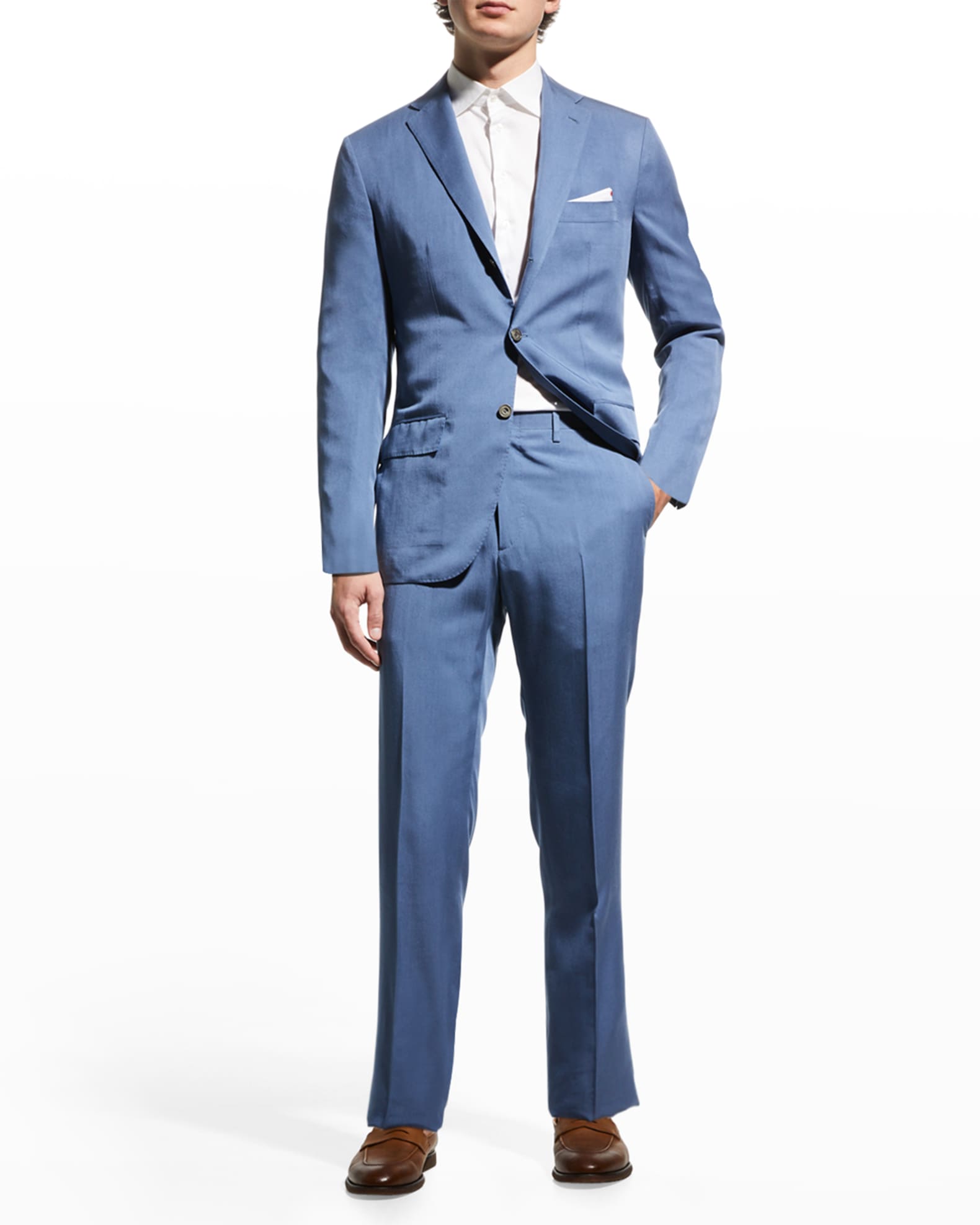 Kiton Men's Two-Piece Solid Suit | Neiman Marcus