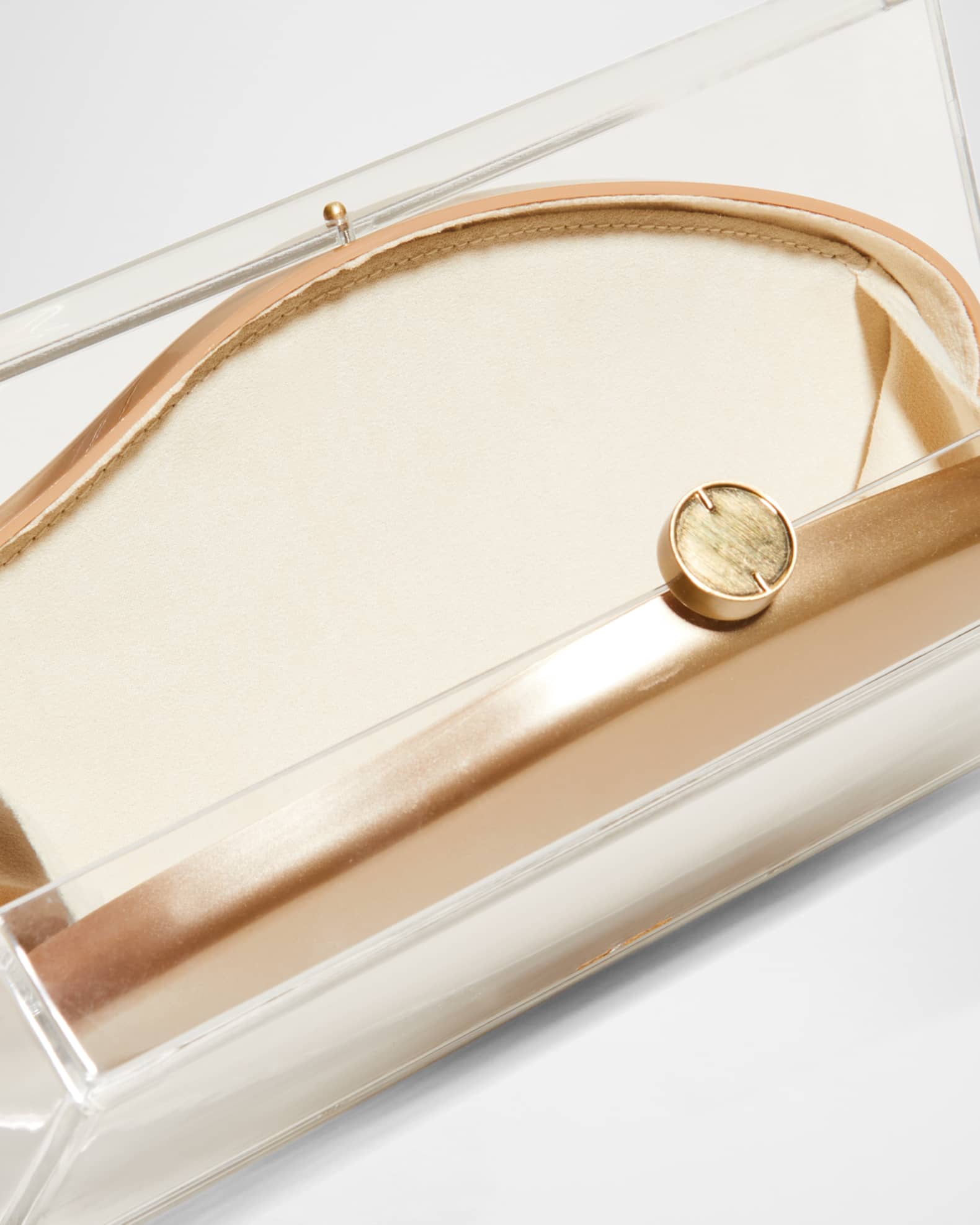 Cult Gaia Annika Clear Acrylic Clutch Bag | Neiman Marcus