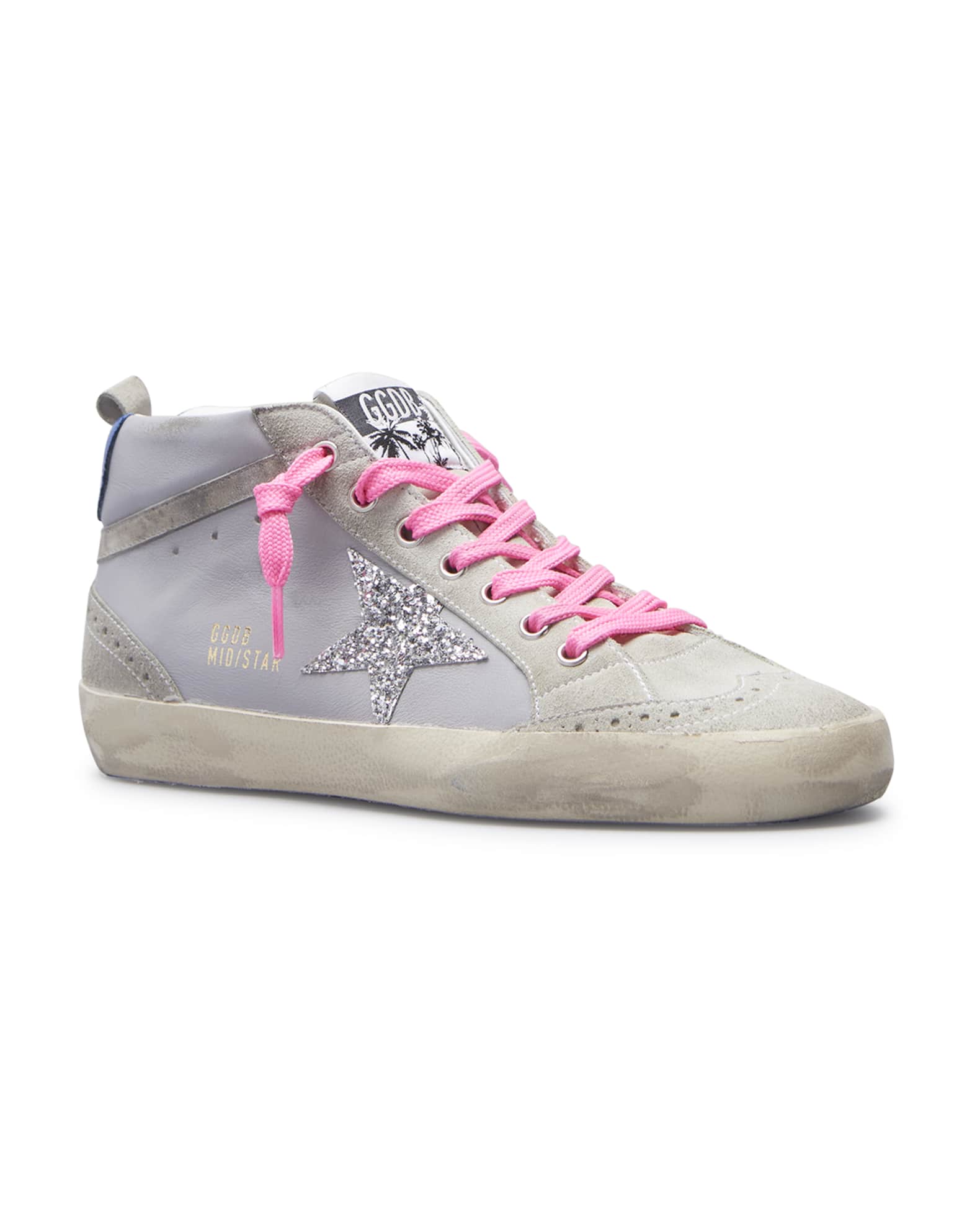 Golden Goose Mid Star Mixed Leather