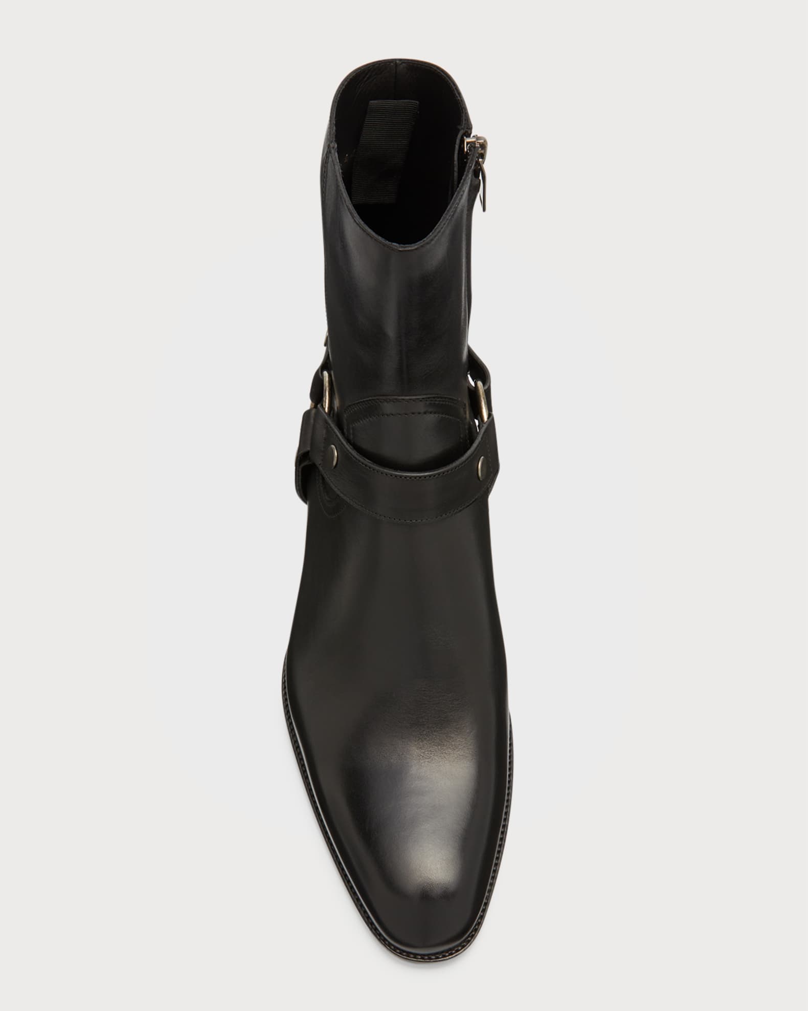 Saint laurent wyatt 40 harness boots hotsell