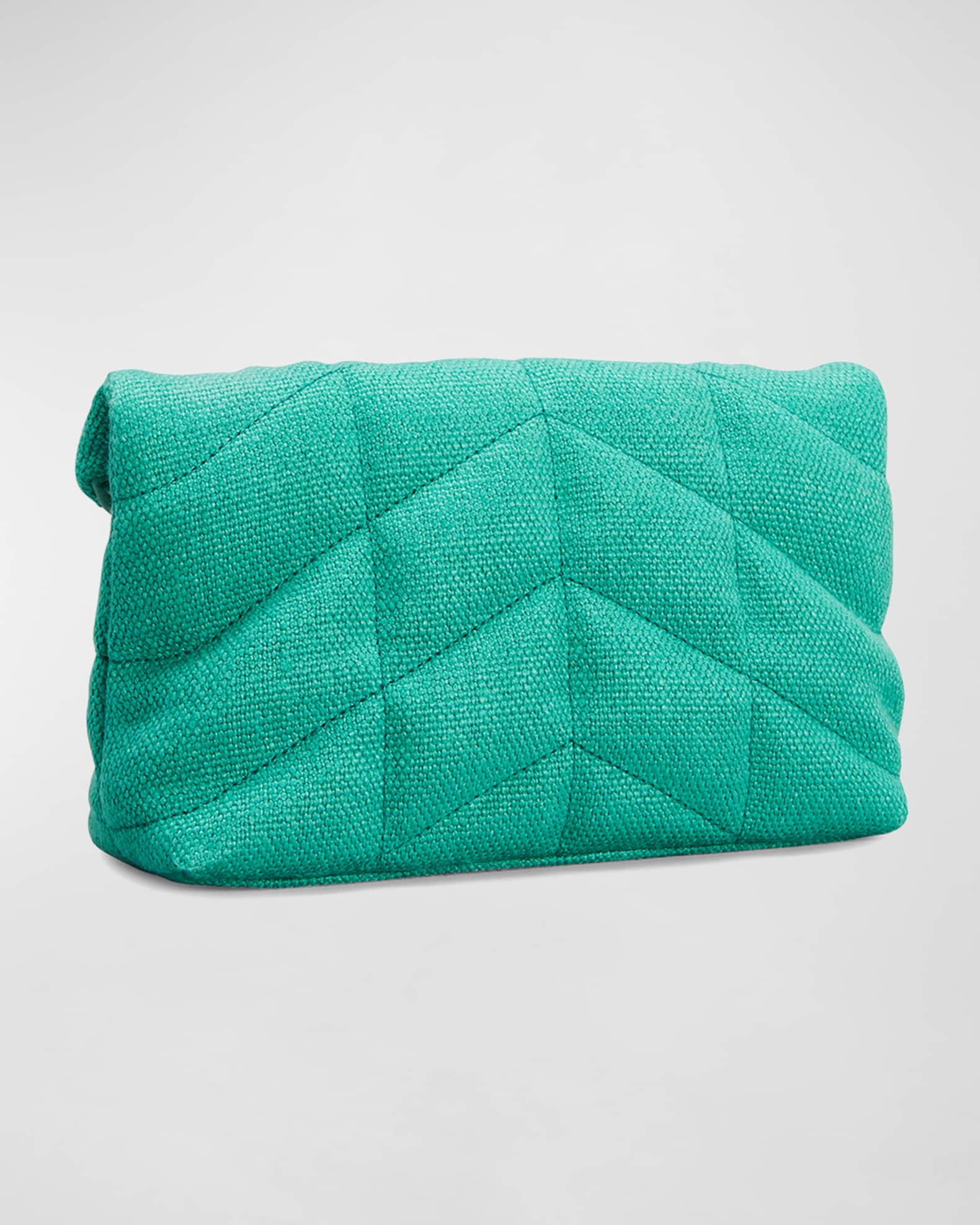 Saint Laurent YSL Toy Puffer Mini Canvas Crossbody Bag Neiman Marcus