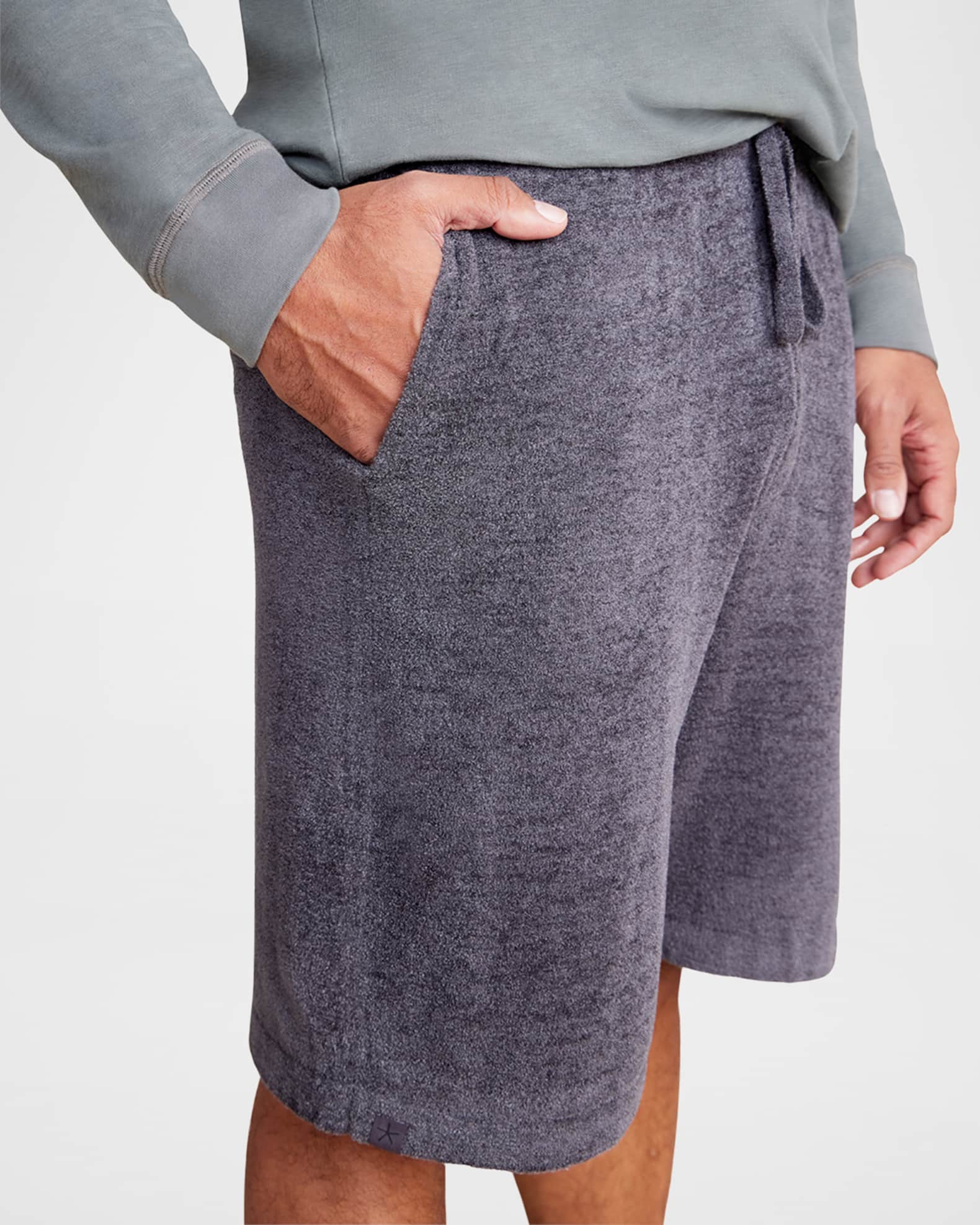 Barefoot Dreams CozyChic Ultra Lite Lounge Shorts - Carbon