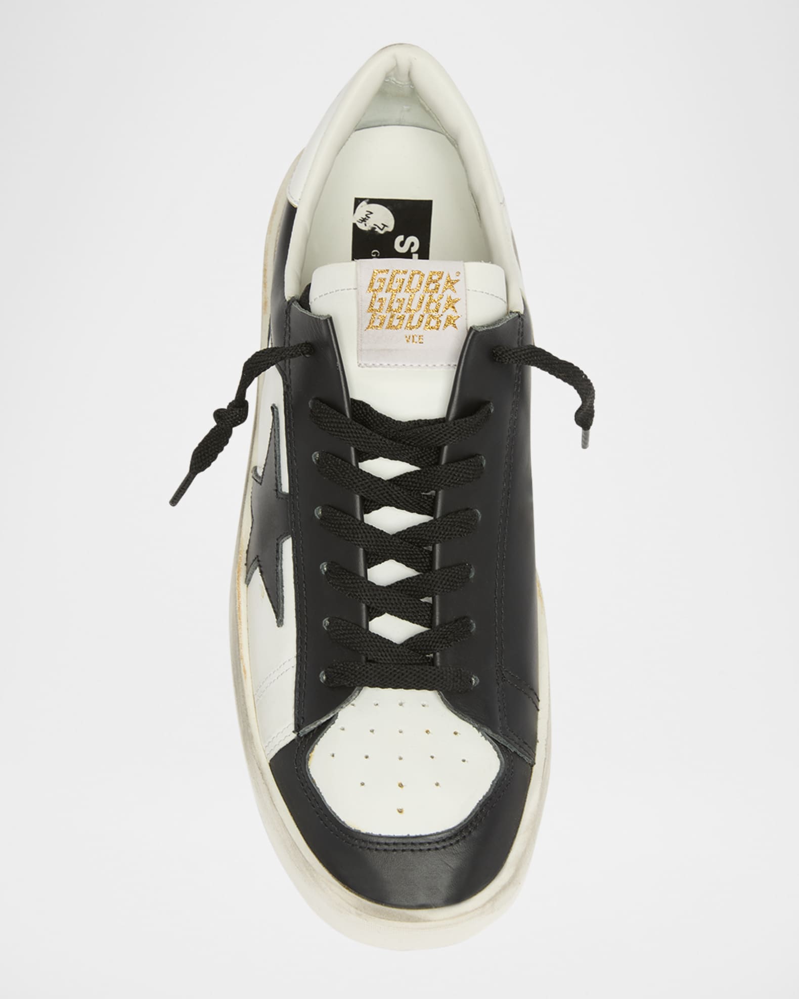 Golden Goose Men's Stardan Star Leather Low-Top Sneakers | Neiman Marcus