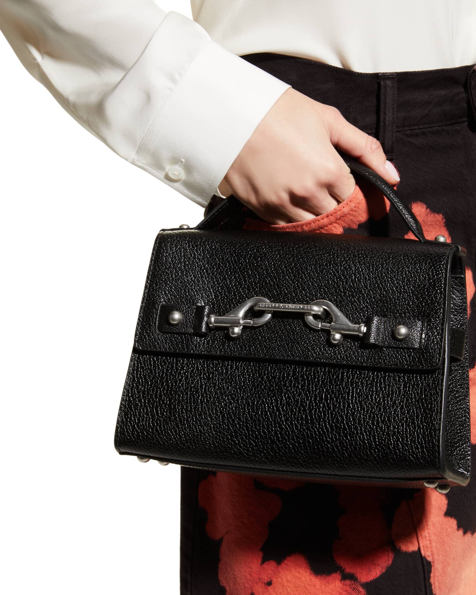 Rebecca Minkoff Lou Flap Leather TopHandle Crossbody Bag Neiman Marcus