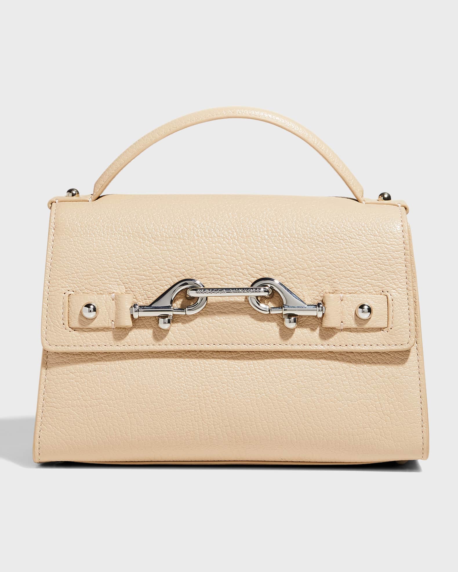 Rebecca Minkoff Lou Flap Leather TopHandle Crossbody Bag Neiman Marcus