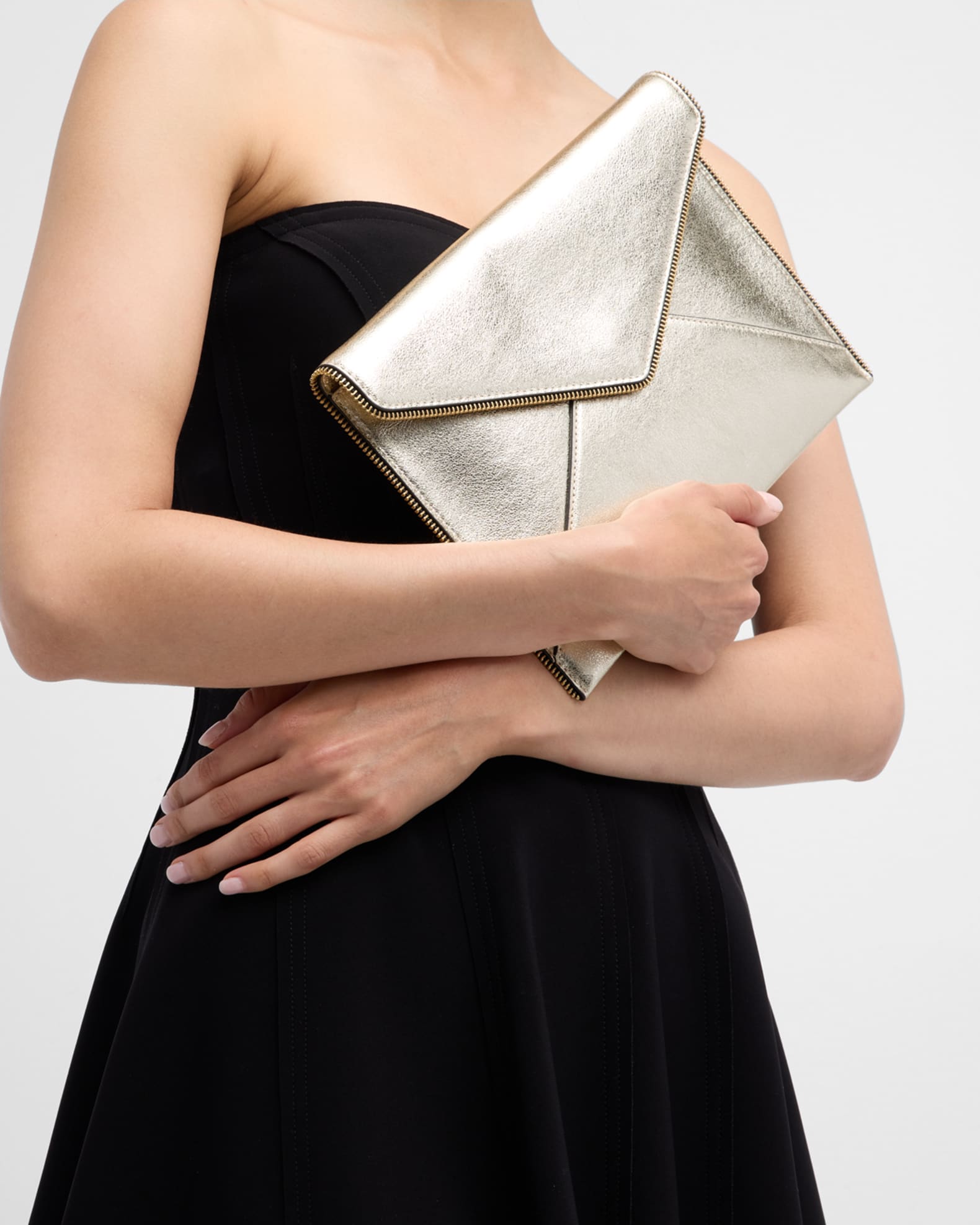 Rebecca minkoff glitter clutch outlet