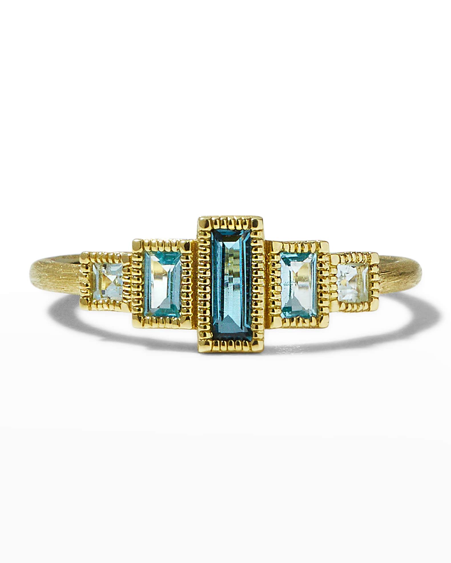 Blue Topaz Petite Ring 0