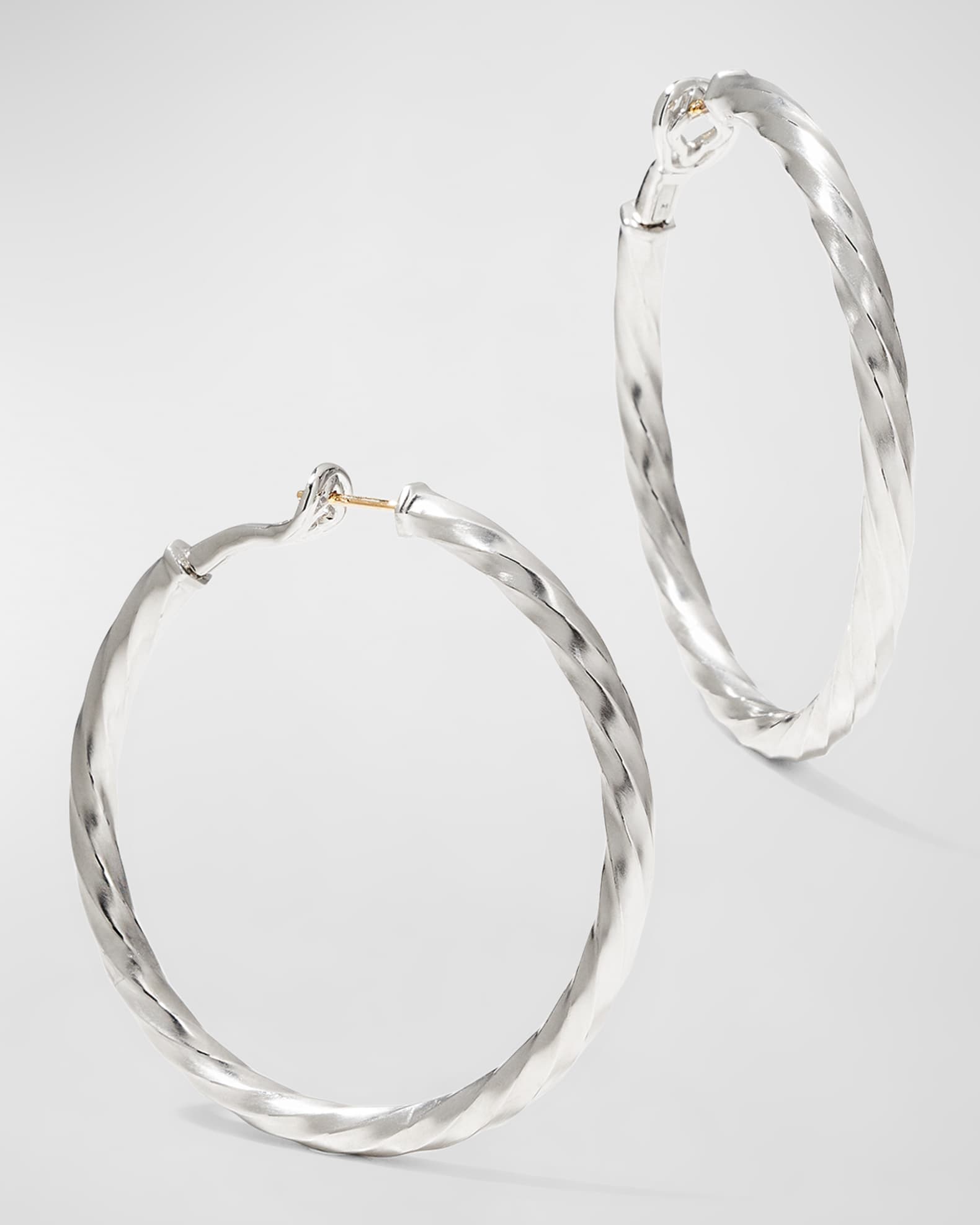 David Yurman Cable Edge Hoop Earrings