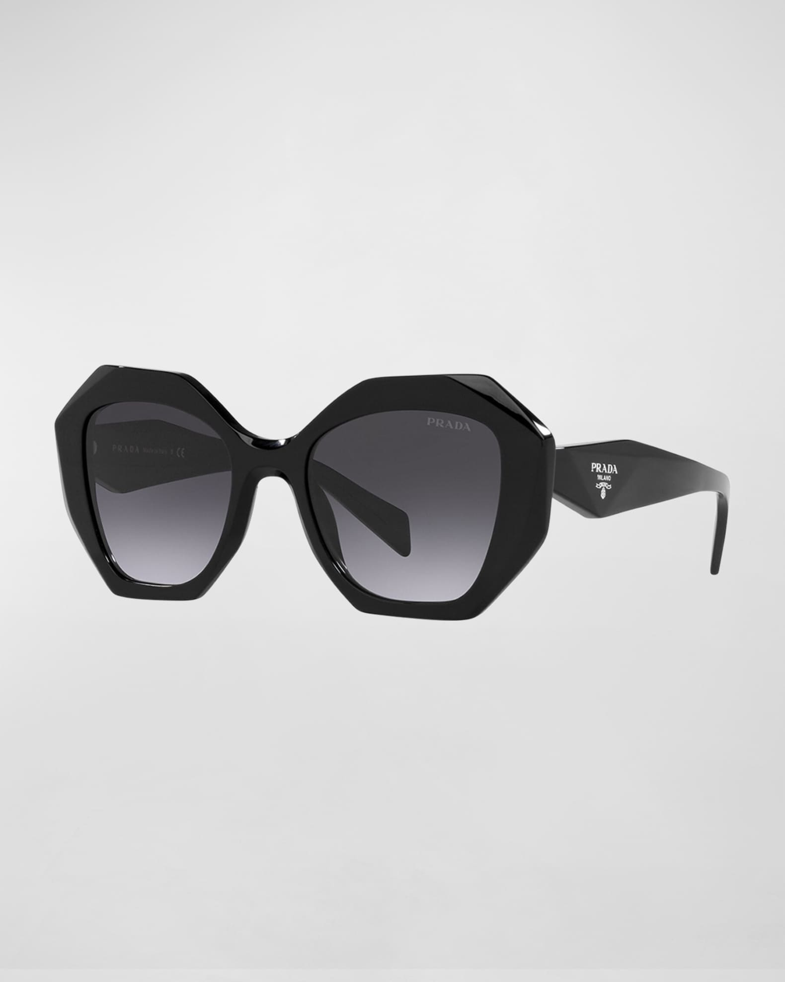 Prada Geo Acetate Butterfly Sunglasses Neiman Marcus